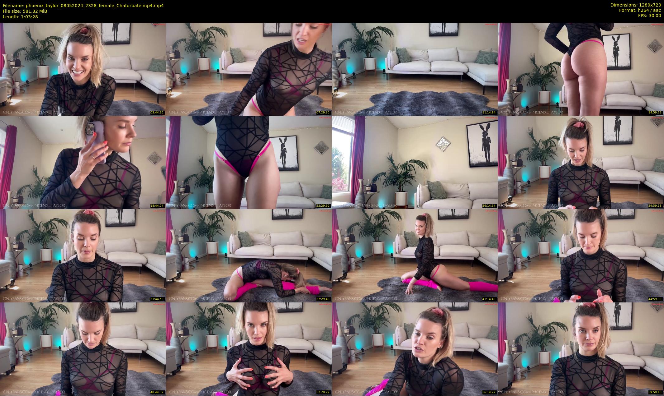 phoenix_taylor — 64 minute Chaturbate female cam show recording, 720p, May 8, 2024