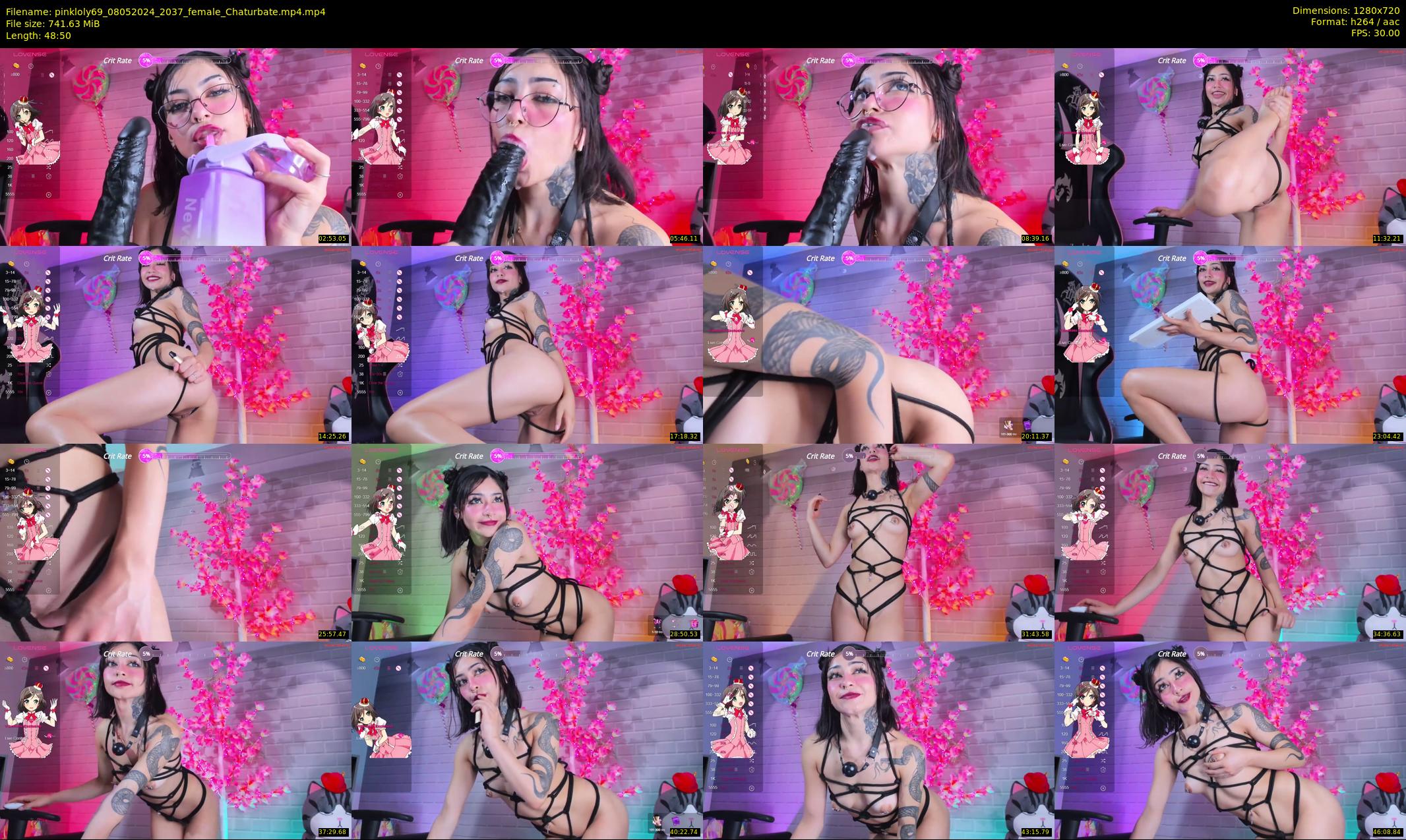 pinkloly69 — 49 minute Chaturbate female cam show recording, 720p, May 8, 2024