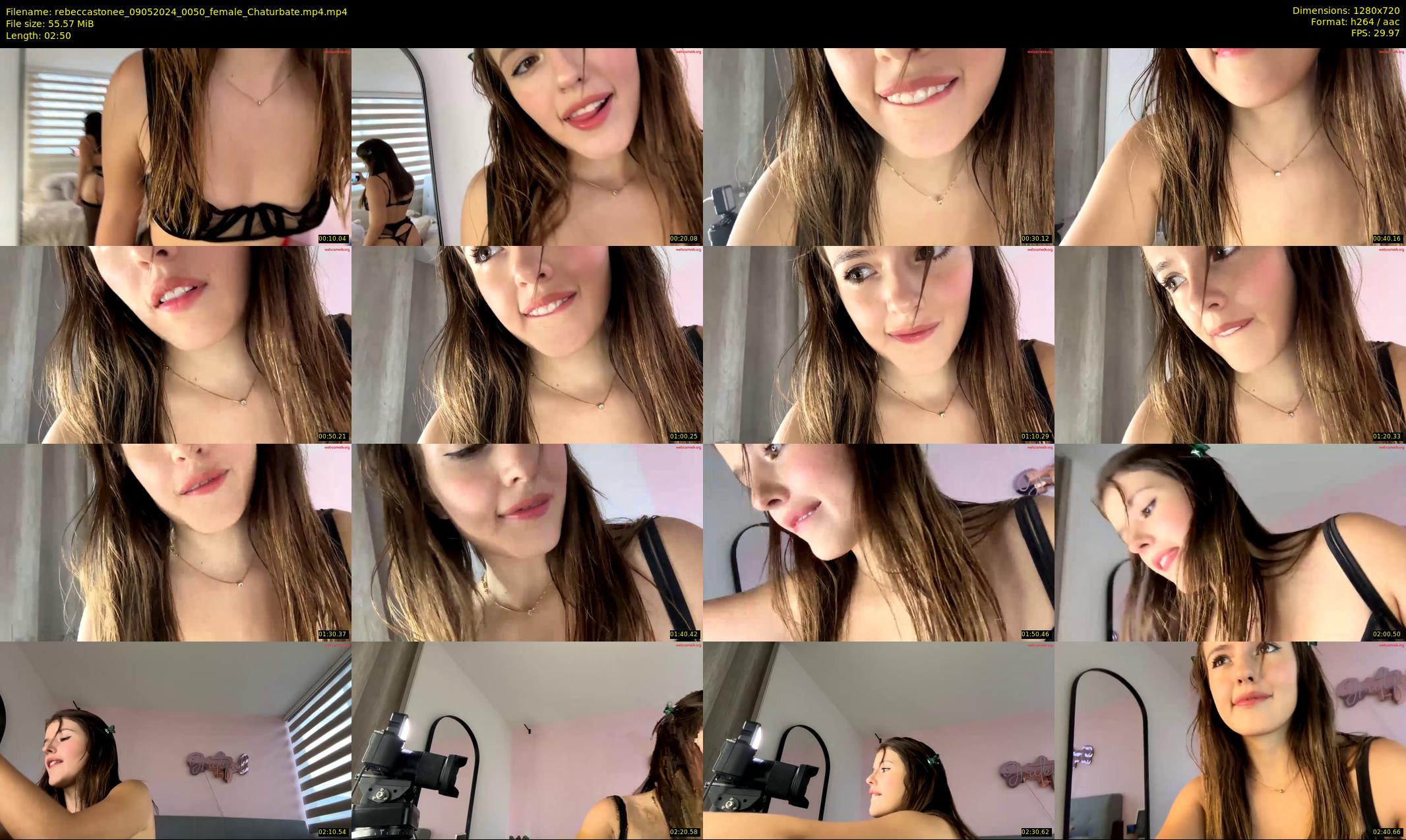 rebeccastonee — 3 minute Chaturbate female cam show recording, 720p, May 9, 2024