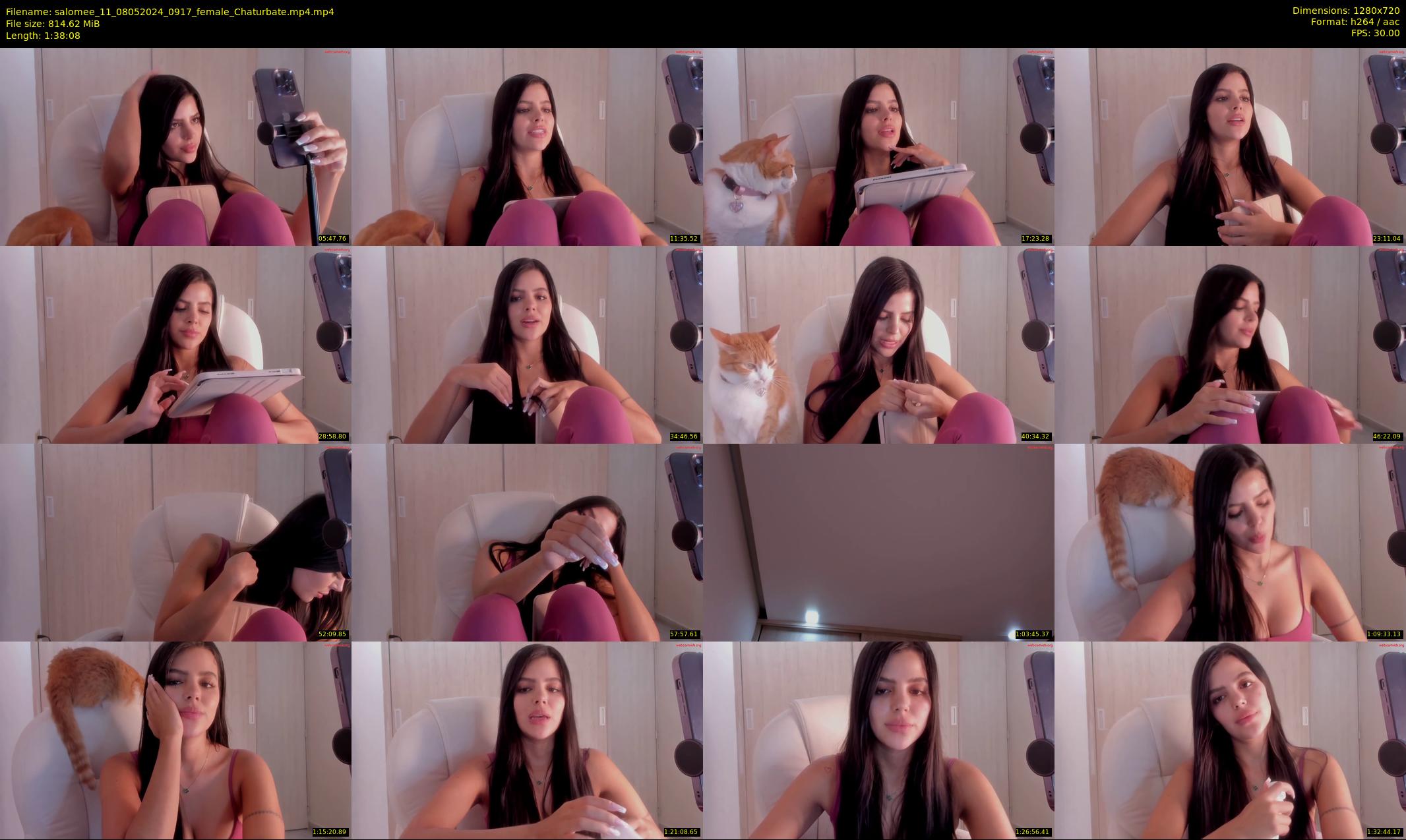 salomee_11 — 99 minute Chaturbate female cam show recording, 720p, May 8, 2024
