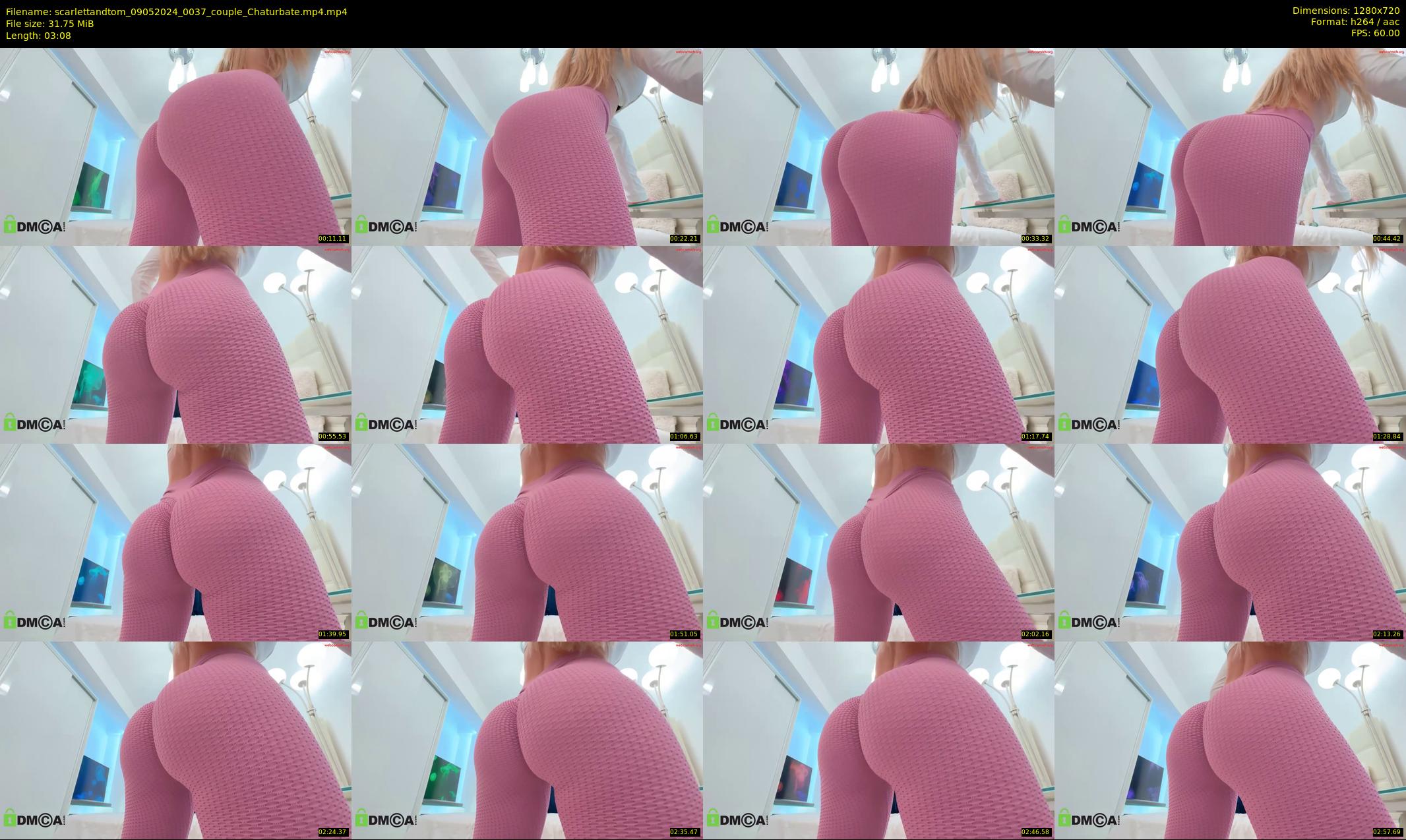 scarlettandtom — 4 minute Chaturbate couple cam show recording, 720p, May 9, 2024