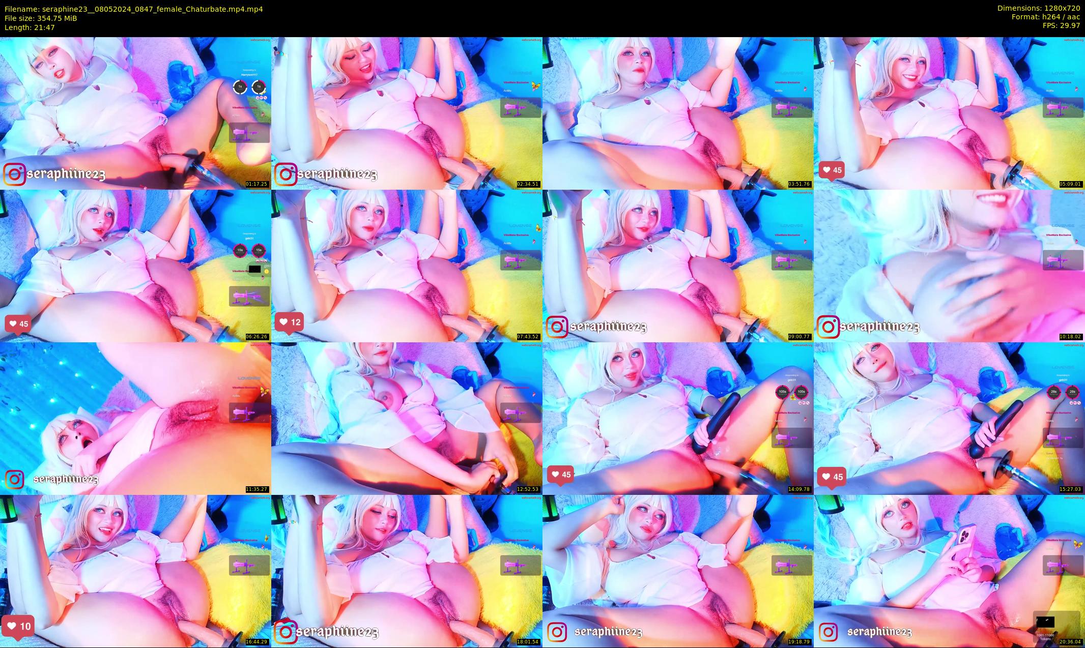 seraphine23_ — 22 minute Chaturbate female cam show recording, 720p, May 8, 2024