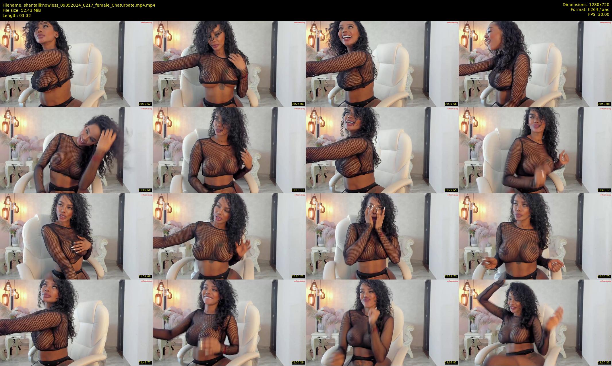 shantallknowless — 4 minute Chaturbate female cam show recording, 720p, May 9, 2024