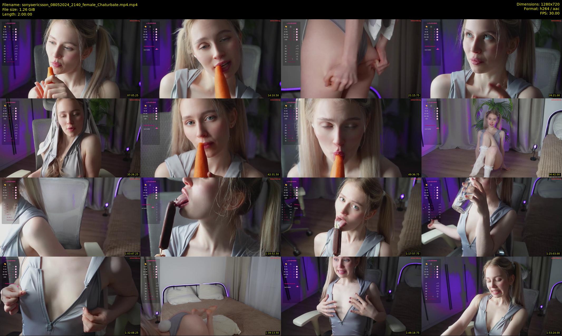 sonyaericsson — 120 minute Chaturbate female cam show recording, 720p, May 8, 2024
