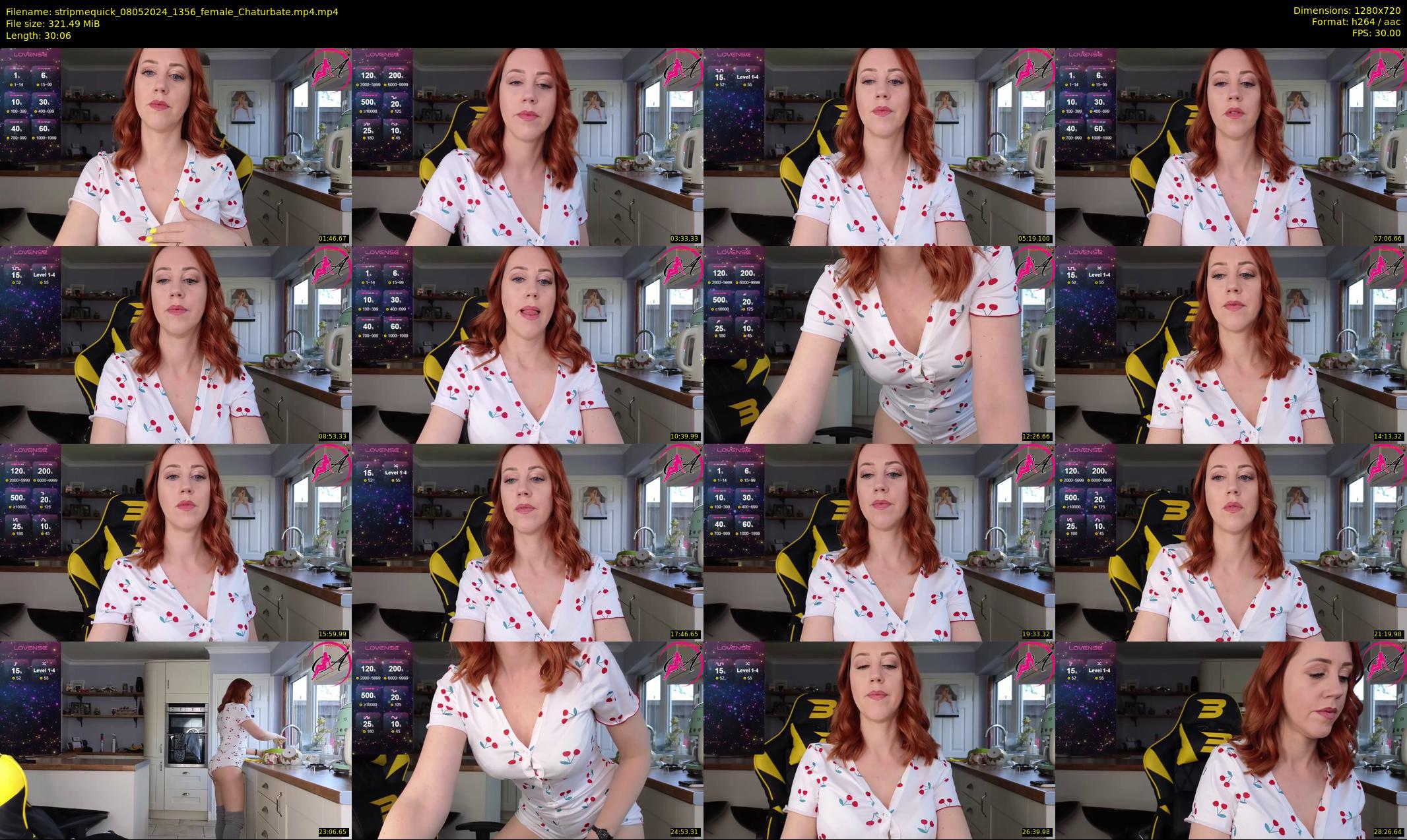 stripmequick — 31 minute Chaturbate female cam show recording, 720p, May 8, 2024