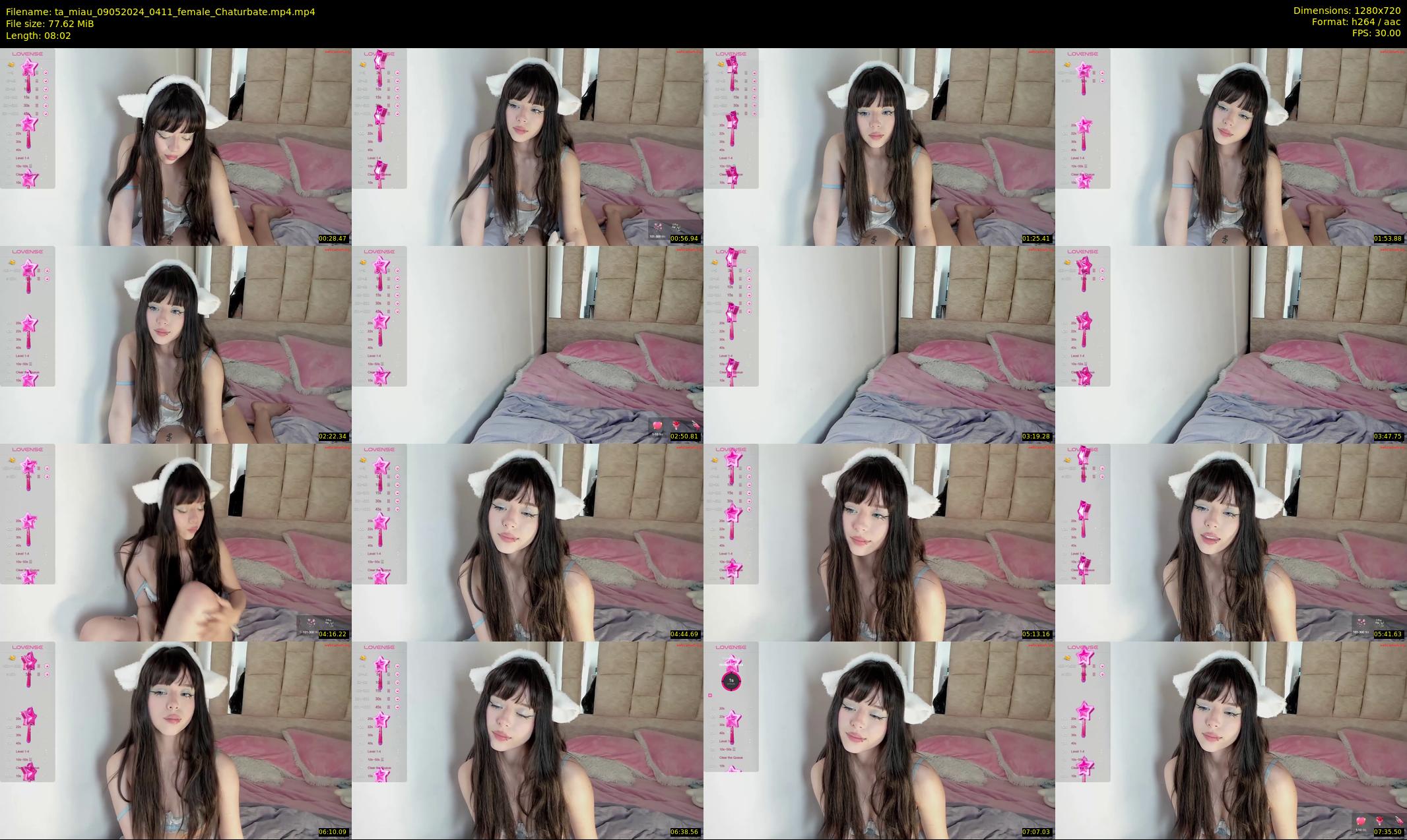 ta_miau — 9 minute Chaturbate female cam show recording, 720p, May 9, 2024