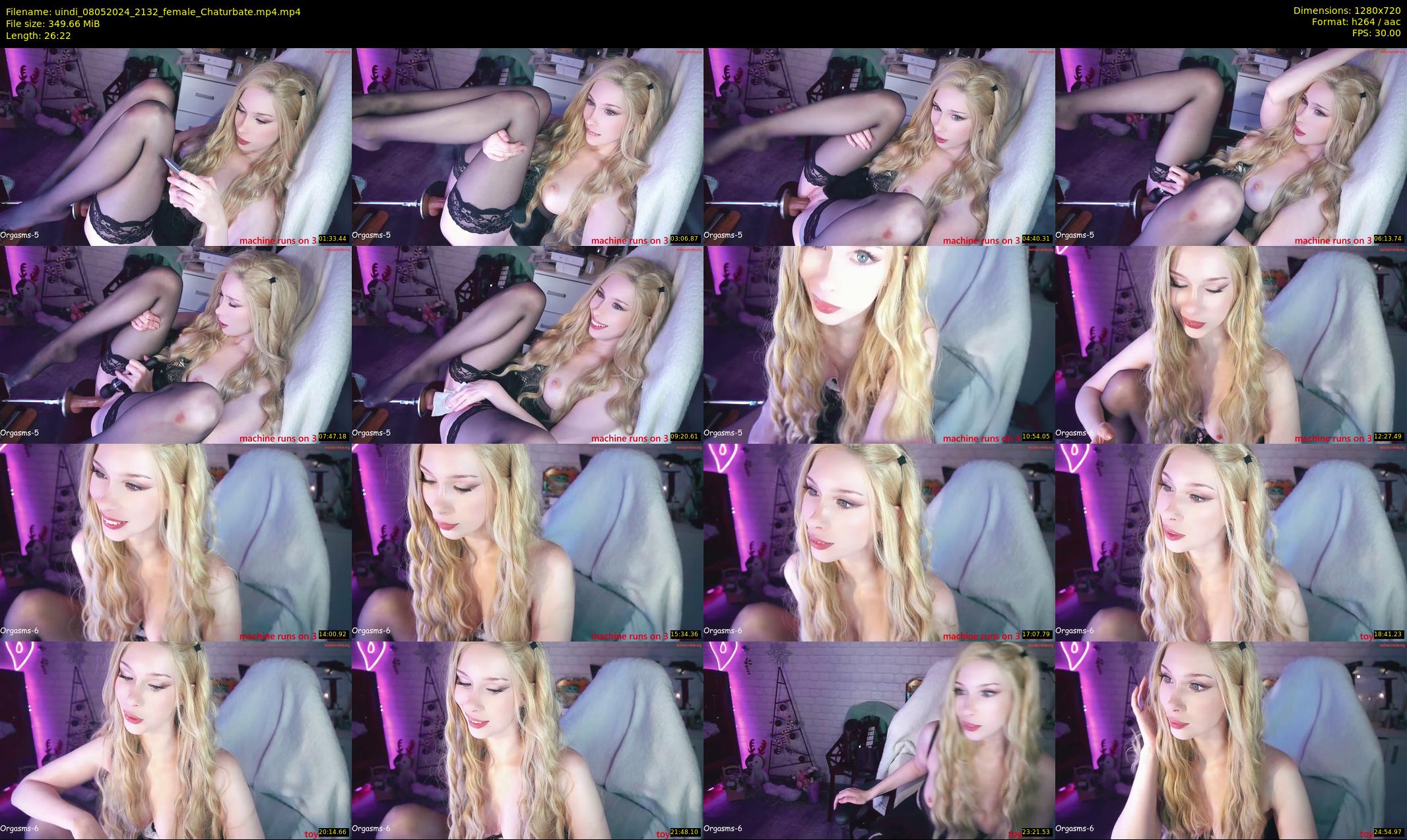 uindi — 27 minute Chaturbate female cam show recording, 720p, May 8, 2024