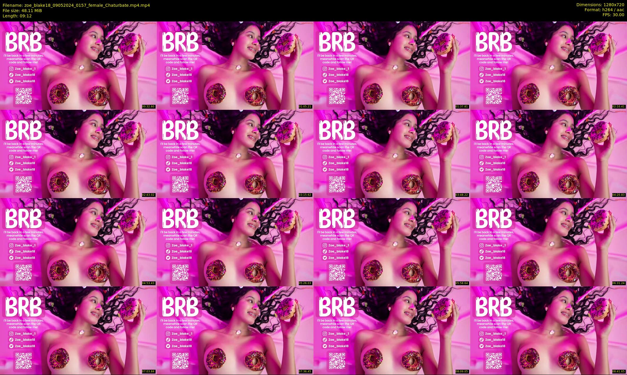 zoe_blake18 — 10 minute Chaturbate female cam show recording, 720p, May 9, 2024