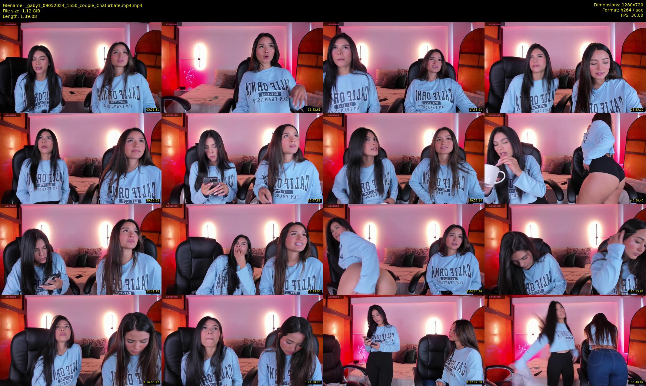 _gaby1 — 100 minute Chaturbate female cam show recording, 720p, May 9, 2024