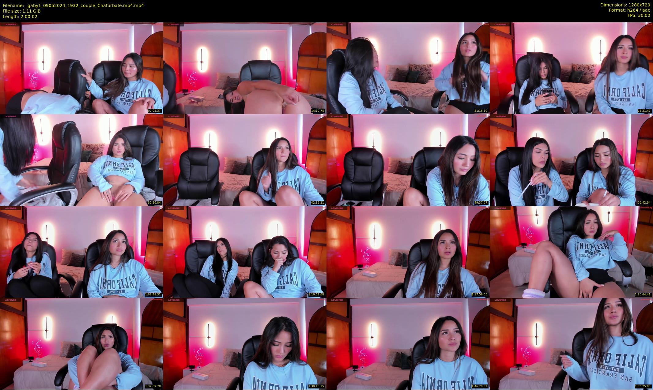 _gaby1 — 121 minute Chaturbate female cam show recording, 720p, May 9, 2024