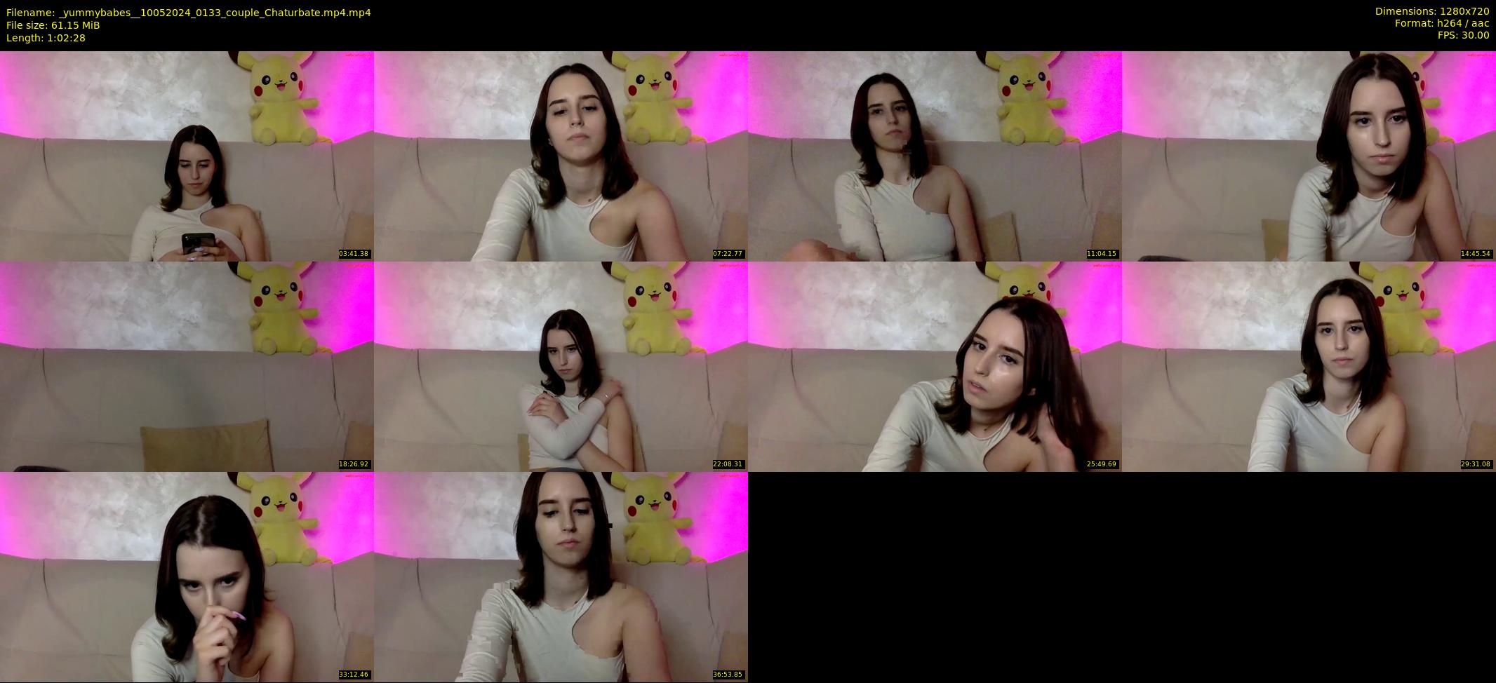 _yummybabes_ — 63 minute Chaturbate couple cam show recording, 720p, May 10, 2024