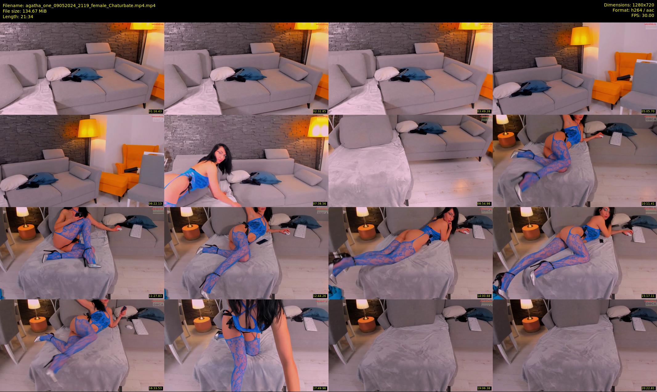 agatha_one — 22 minute Chaturbate female cam show recording, 720p, May 9, 2024