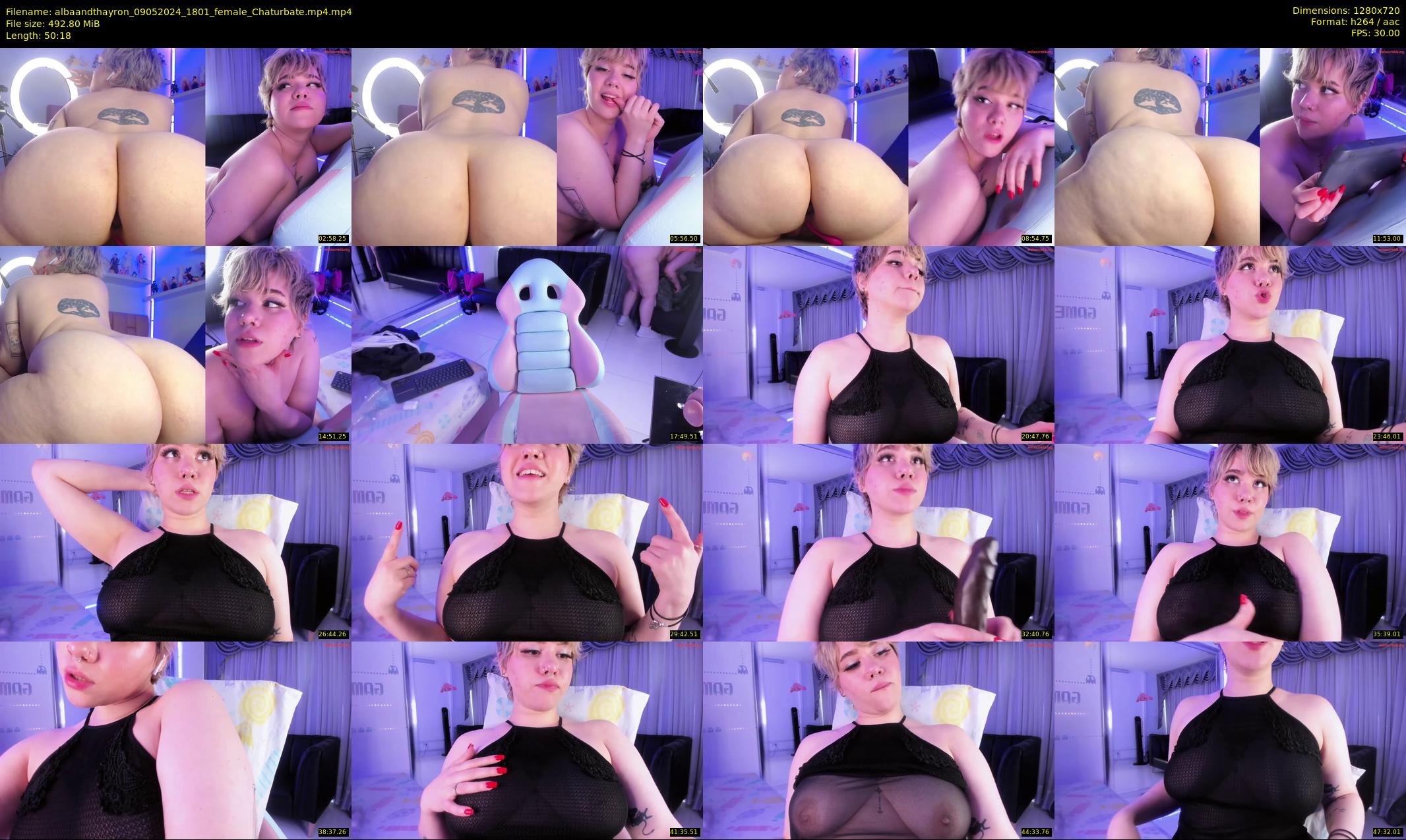 albaandthayron — 51 minute Chaturbate couple cam show recording, 720p, May 9, 2024