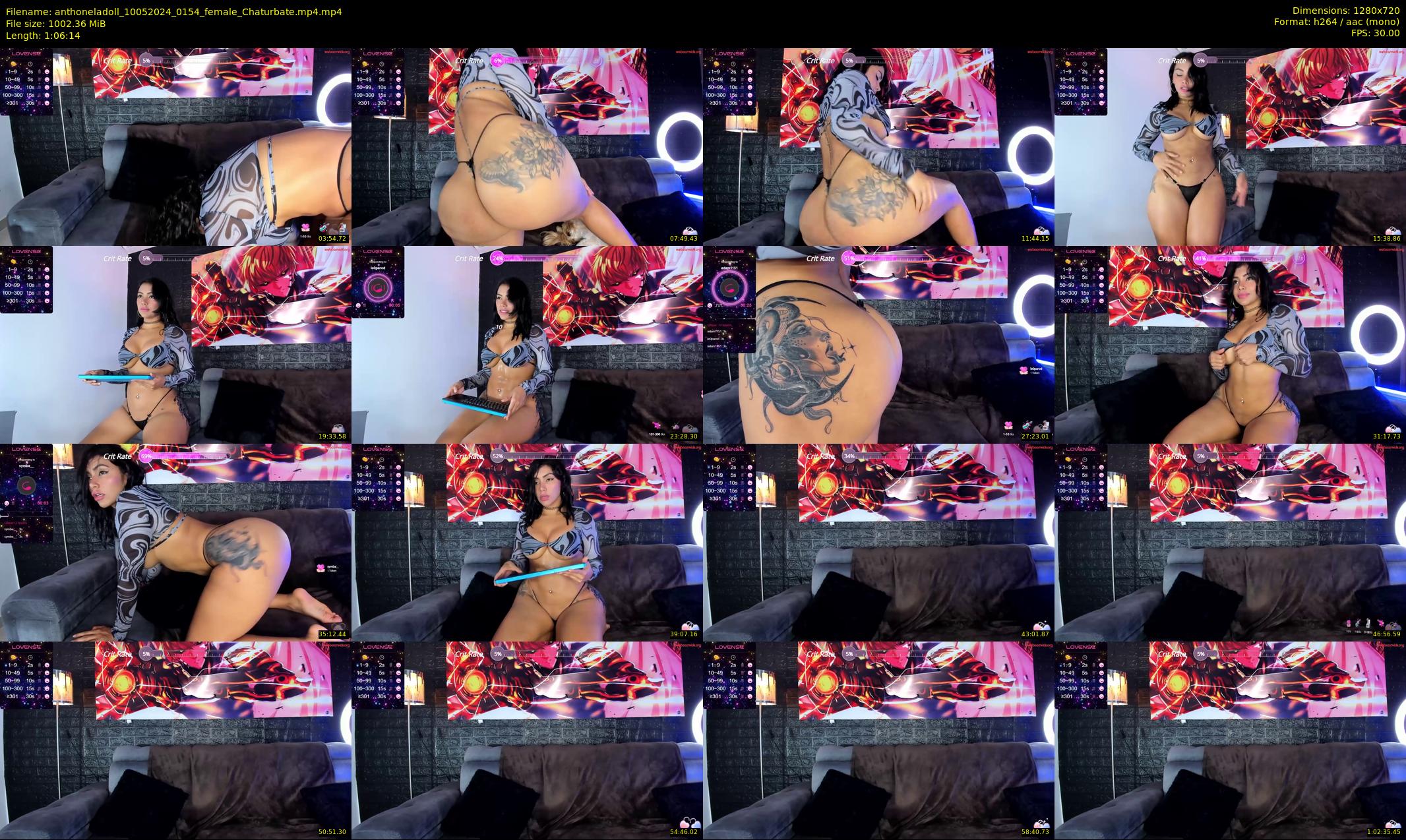 anthoneladoll — 67 minute Chaturbate female cam show recording, 720p, May 10, 2024