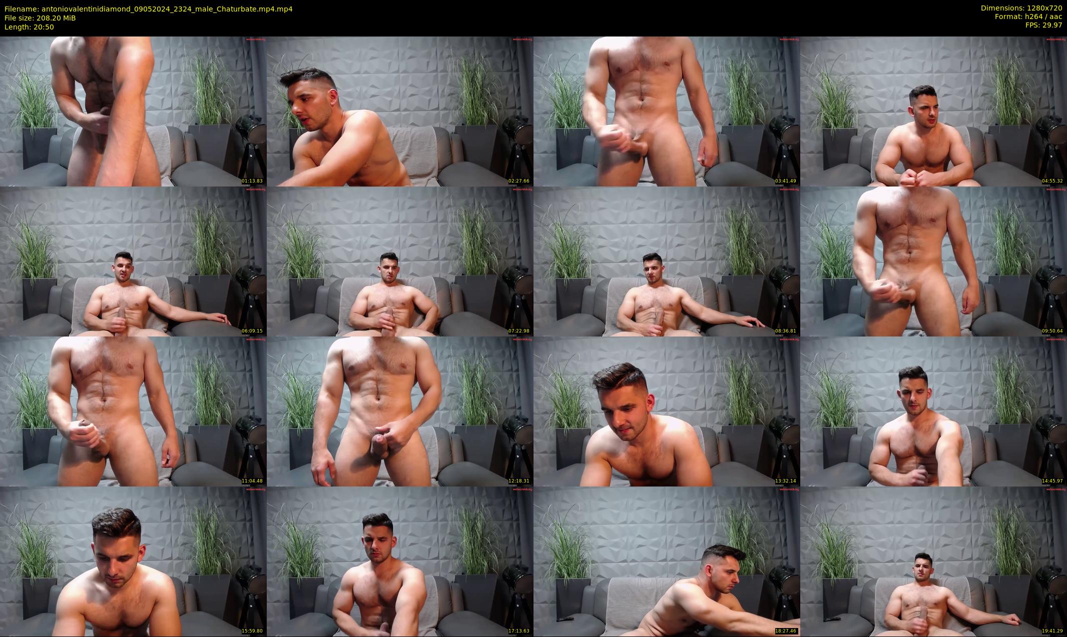 antoniovalentinidiamond — 21 minute Chaturbate male cam show recording, 720p, May 9, 2024