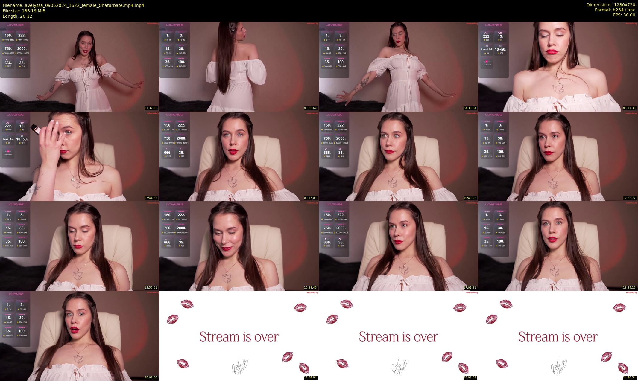 avelyssa — 27 minute Chaturbate female cam show recording, 720p, May 9, 2024