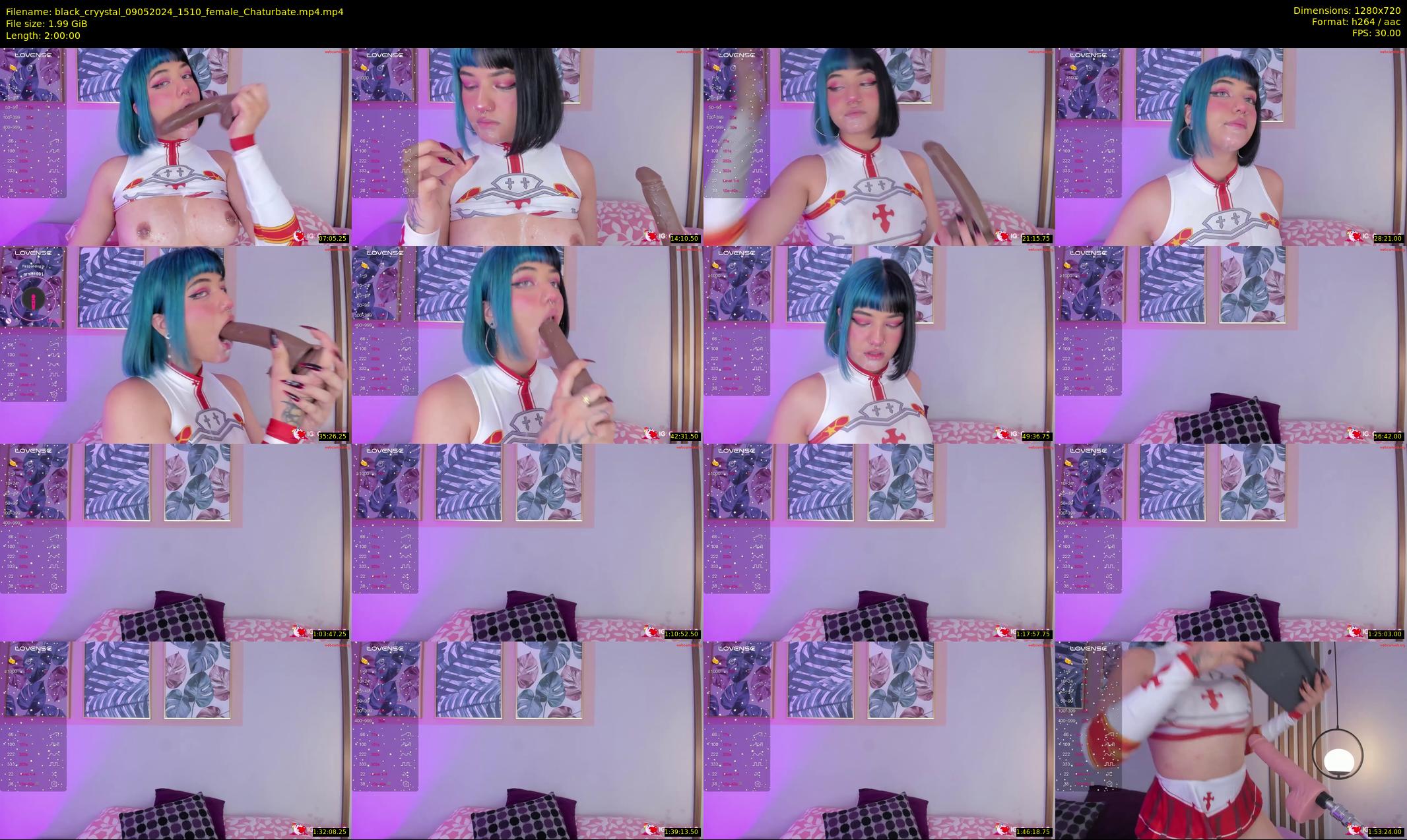 black_cryystal — 120 minute Chaturbate female cam show recording, 720p, May 9, 2024