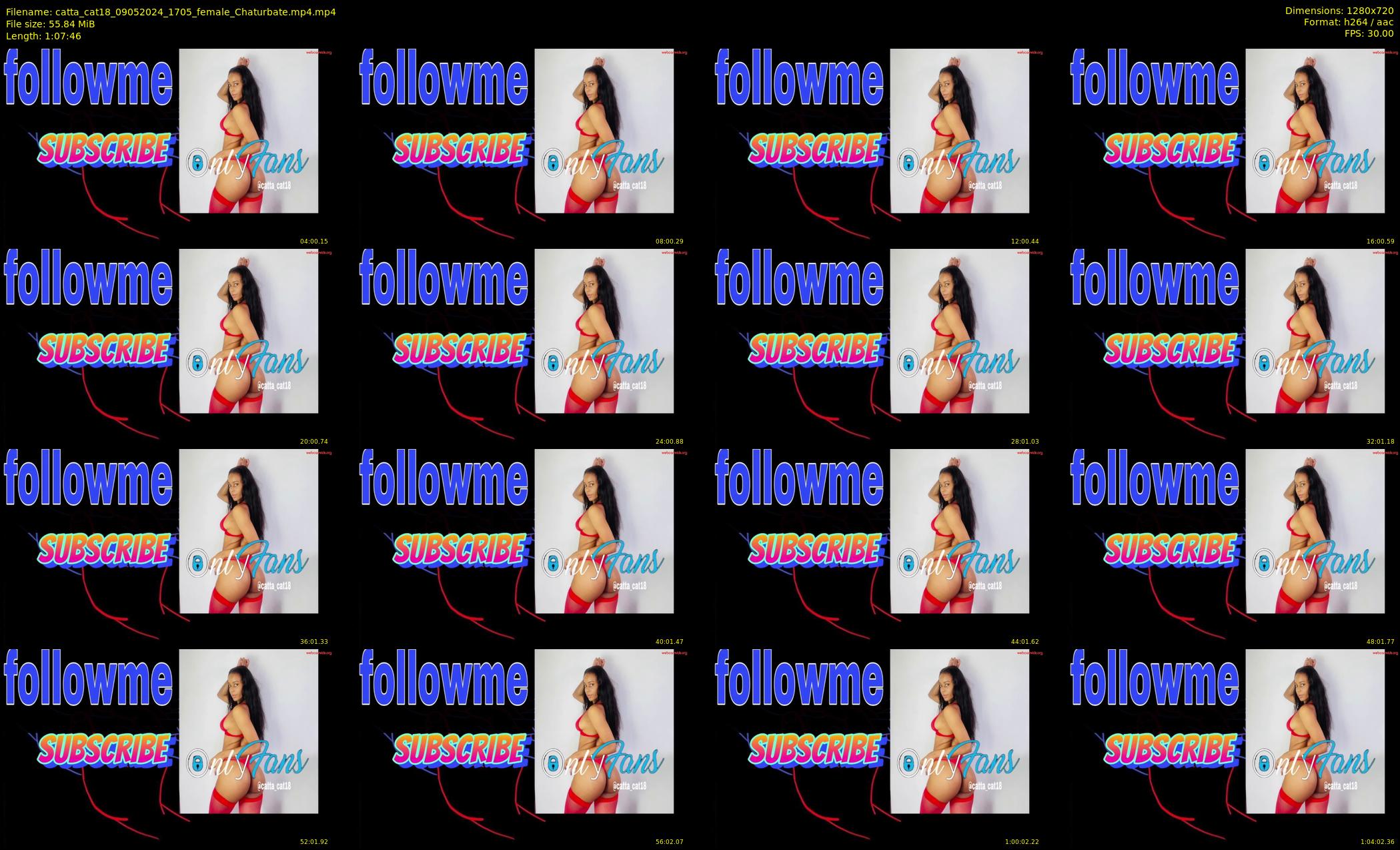 catta_cat18 — 68 minute Chaturbate female cam show recording, 720p, May 9, 2024