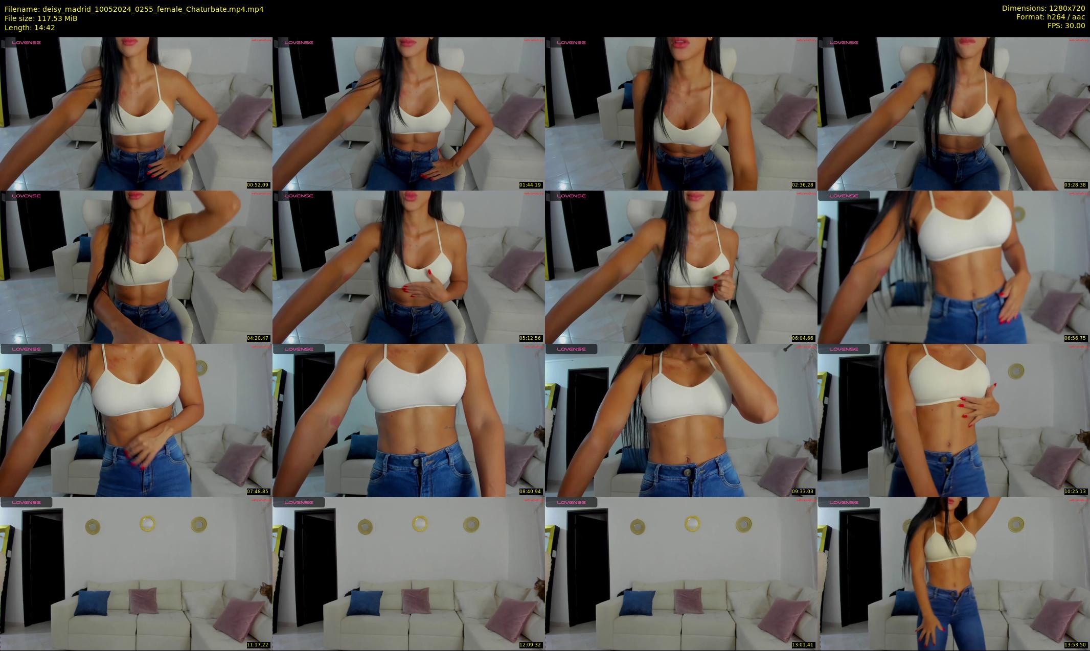 deisy_madrid — 15 minute Chaturbate female cam show recording, 720p, May 10, 2024