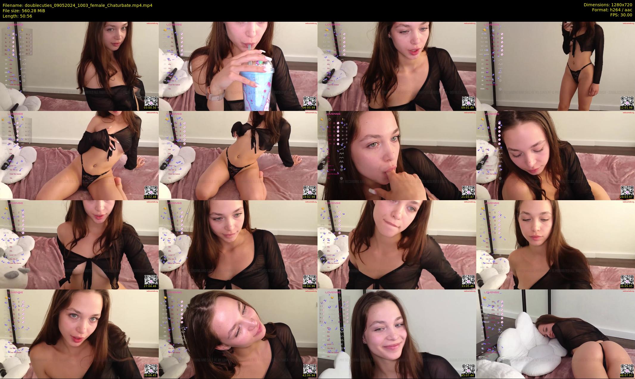 doublecuties — 51 minute Chaturbate couple cam show recording, 720p, May 9, 2024