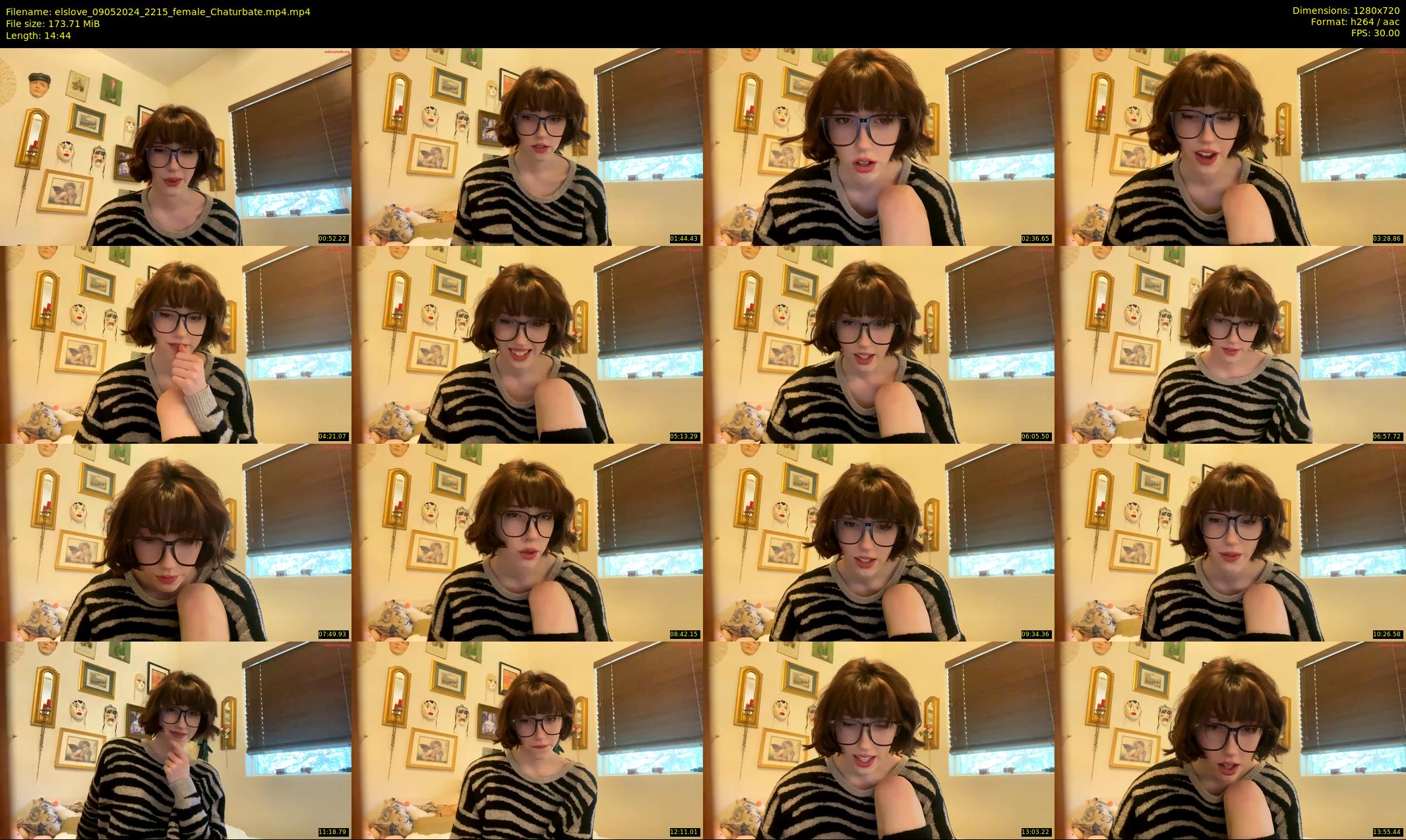 elslove — 15 minute Chaturbate female cam show recording, 720p, May 9, 2024