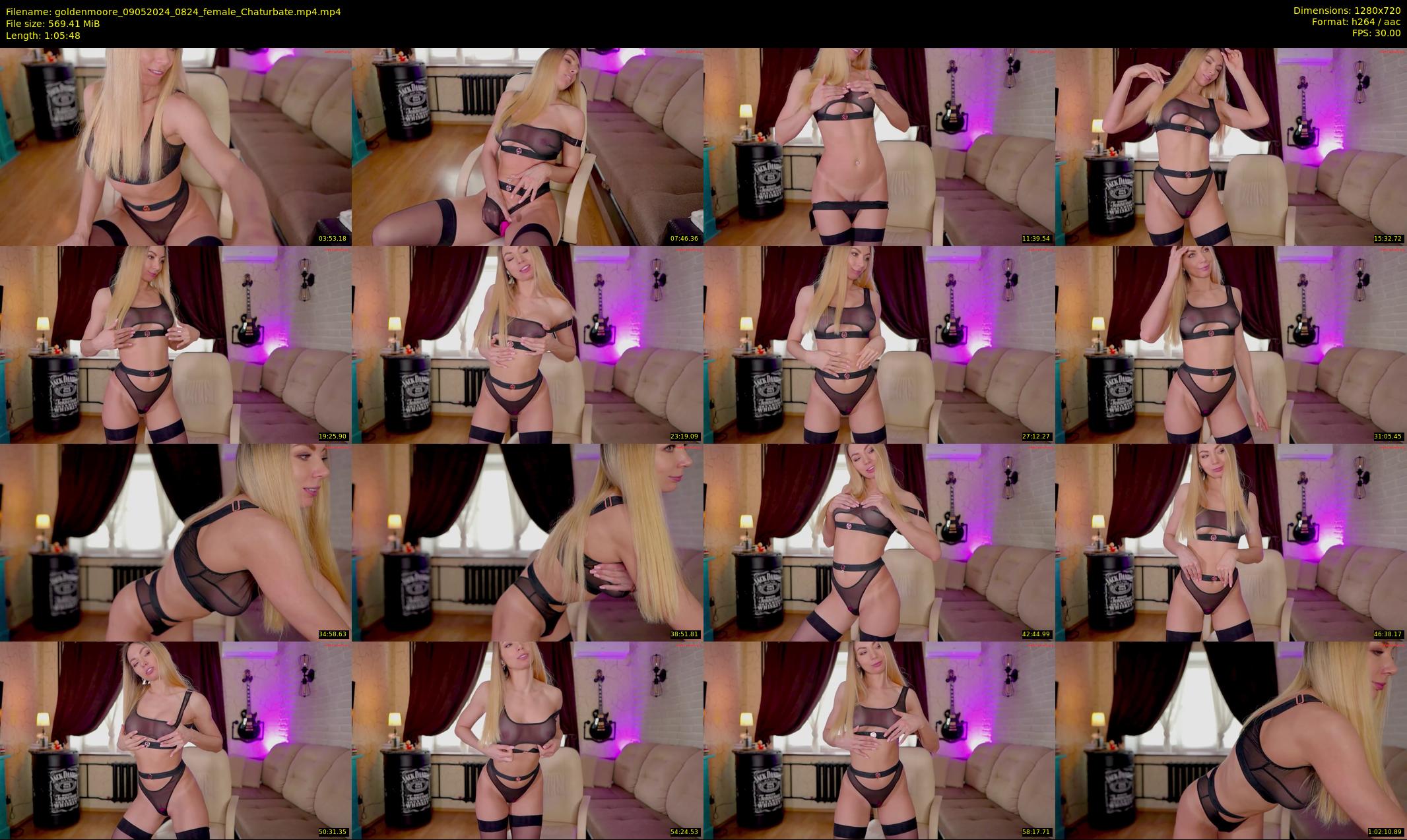 goldenmoore — 66 minute Chaturbate female cam show recording, 720p, May 9, 2024