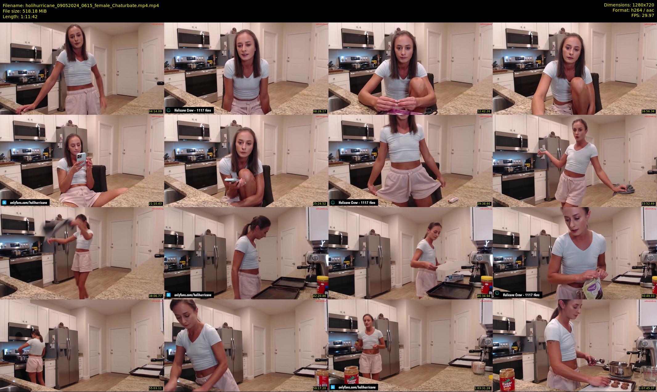 holihurricane — 72 minute Chaturbate female cam show recording, 720p, May 9, 2024