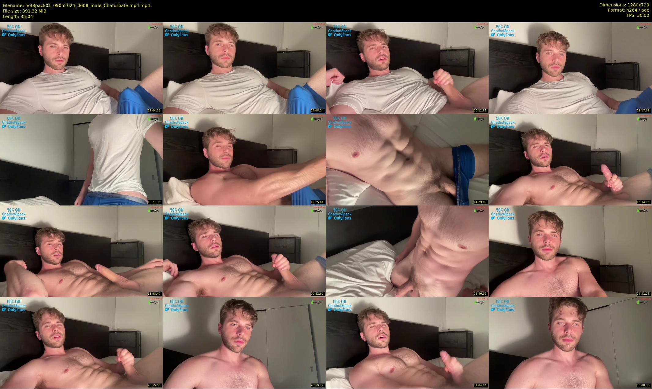 hot8pack01 — 36 minute Chaturbate male cam show recording, 720p, May 9, 2024