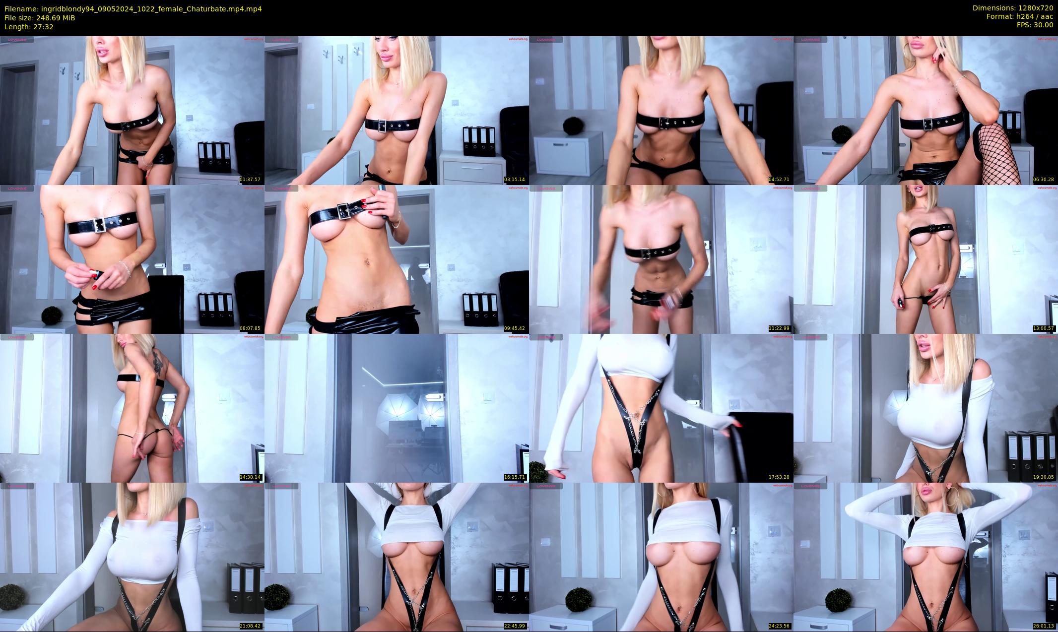 ingridblondy94 — 28 minute Chaturbate female cam show recording, 720p, May 9, 2024