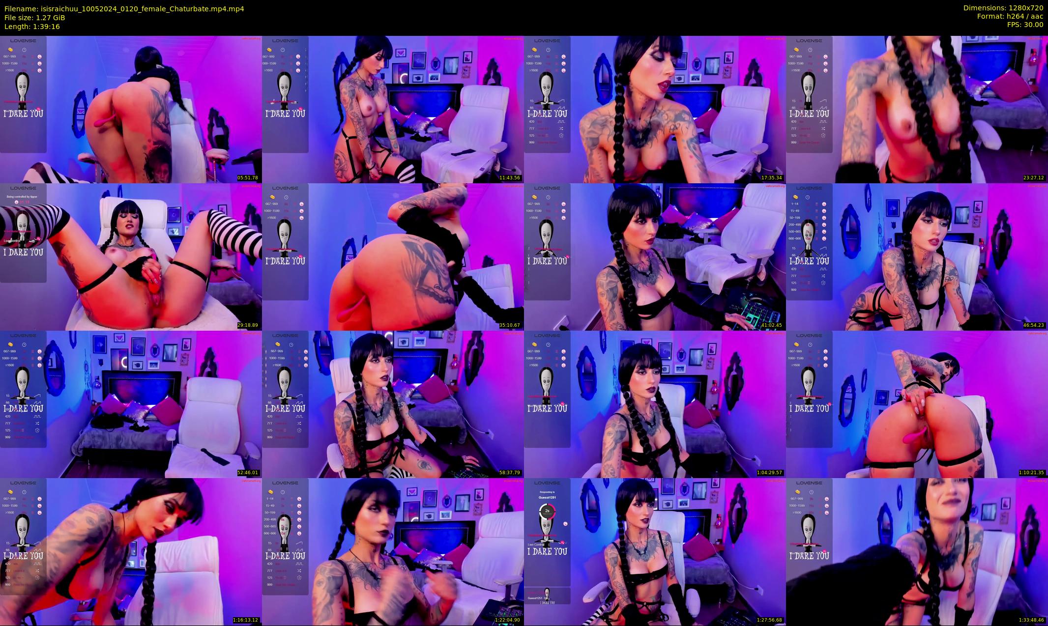 isisraichuu — 100 minute Chaturbate female cam show recording, 720p, May 10, 2024