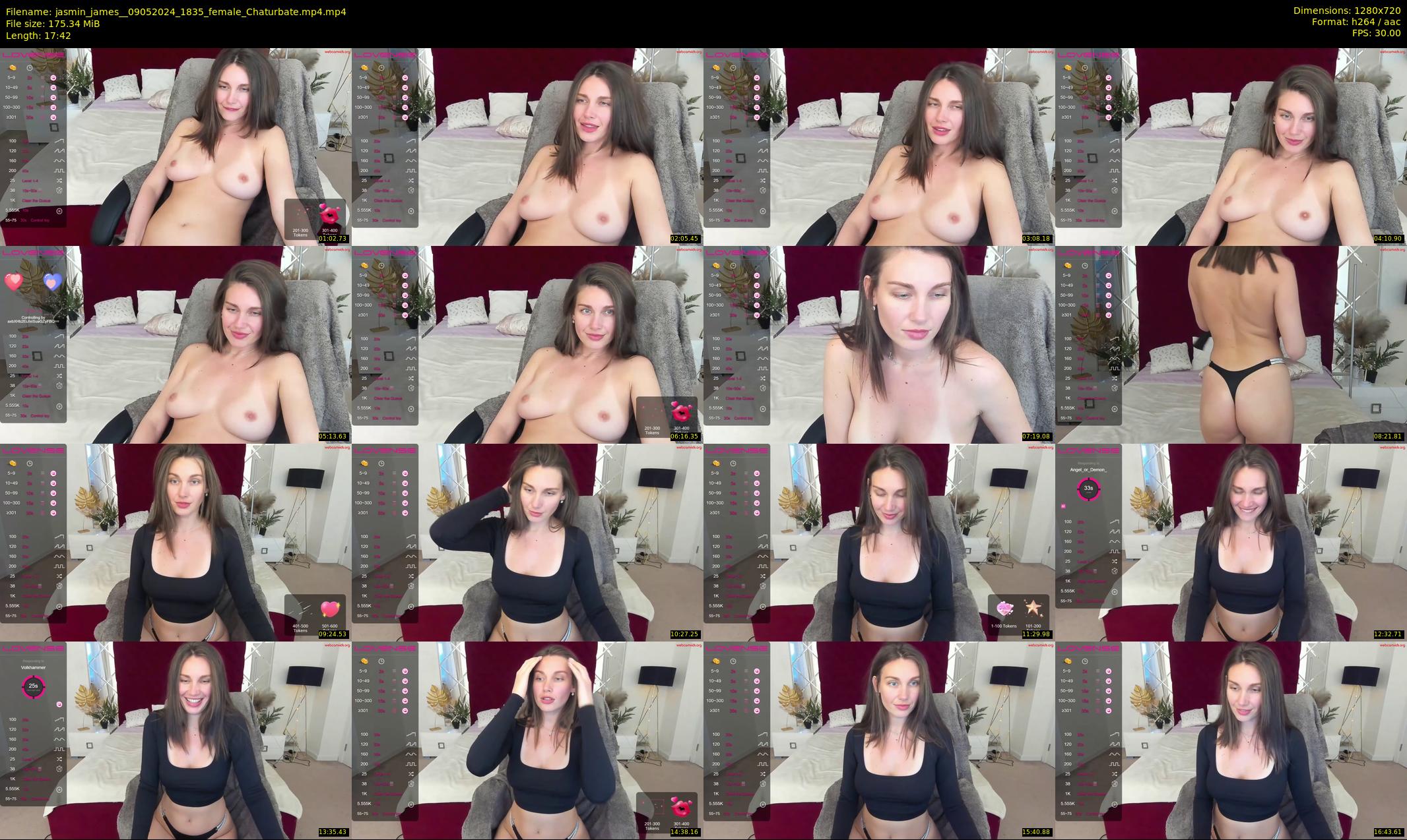 jasmin_james_ — 18 minute Chaturbate female cam show recording, 720p, May 9, 2024