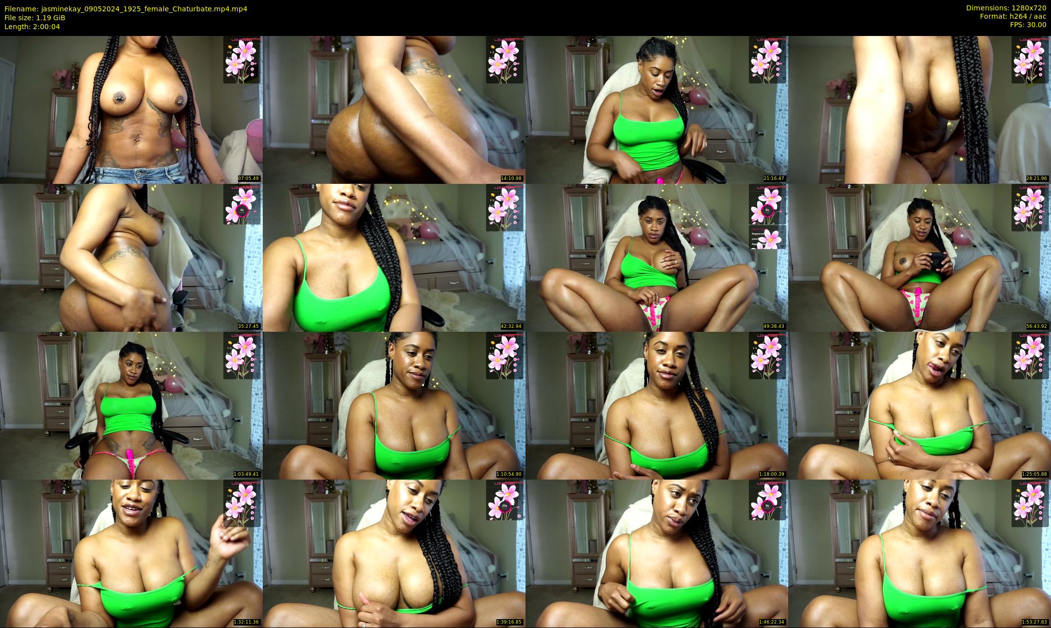 jasminekay — 121 minute Chaturbate female cam show recording, 720p, May 9, 2024