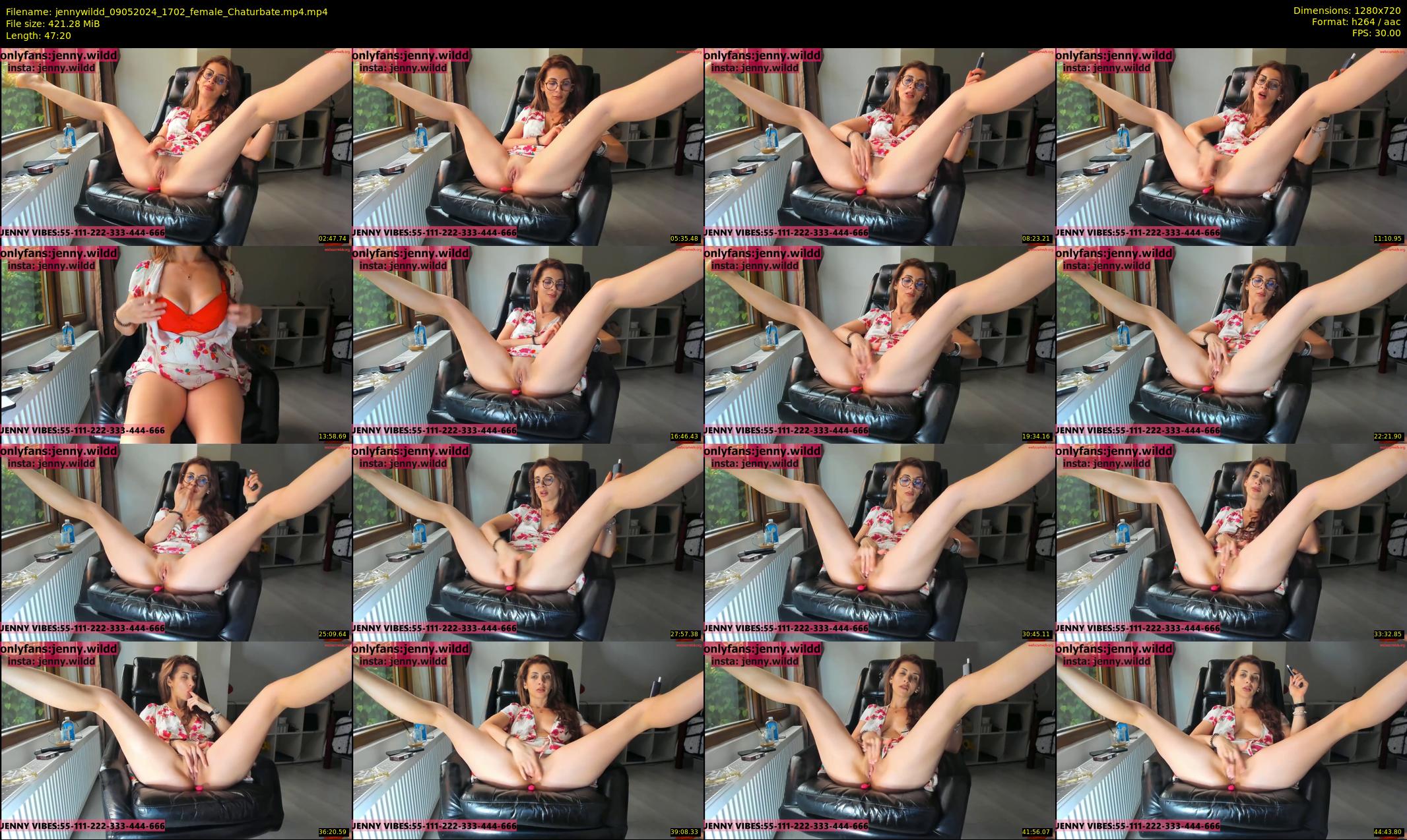 jennywildd — 48 minute Chaturbate female cam show recording, 720p, May 9, 2024
