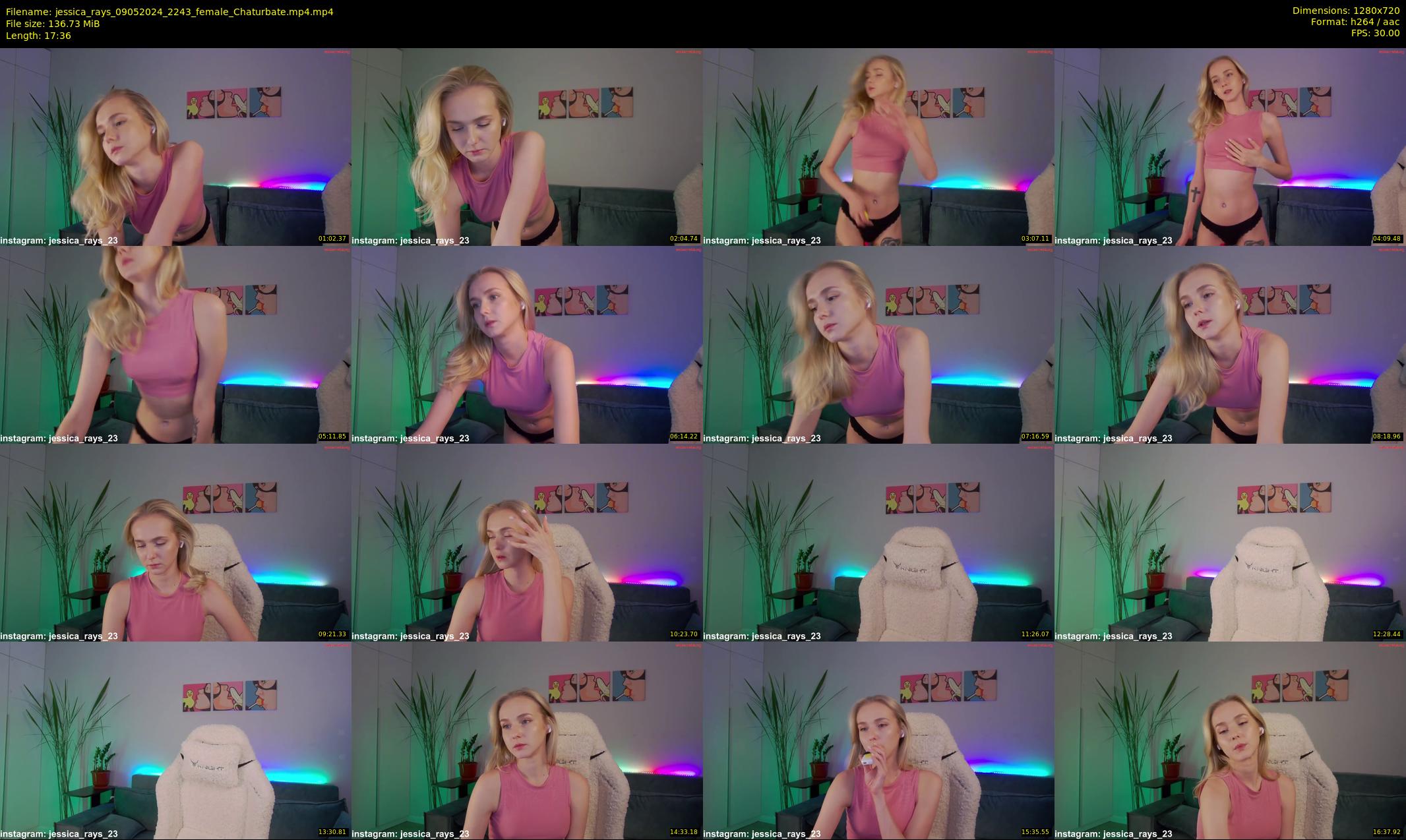jessica_rays — 18 minute Chaturbate couple cam show recording, 720p, May 9, 2024