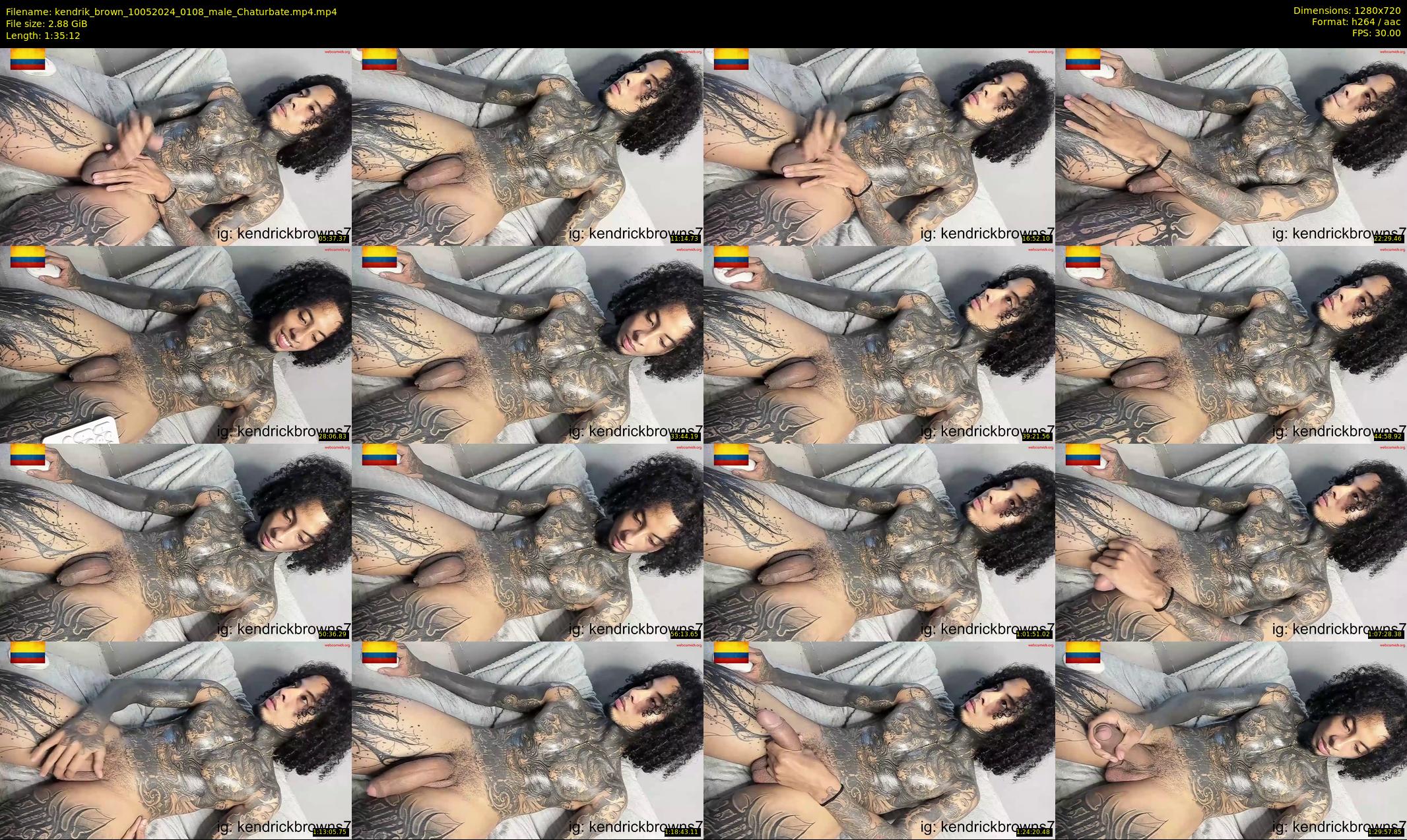 kendrik_brown — 96 minute Chaturbate male cam show recording, 720p, May 10, 2024