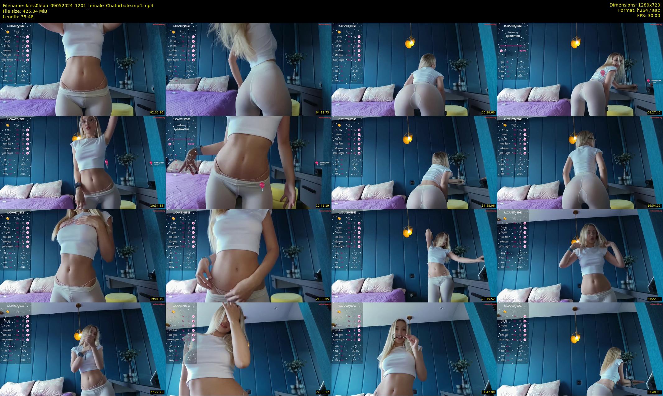 kriss0leoo — 36 minute Chaturbate couple cam show recording, 720p, May 9, 2024