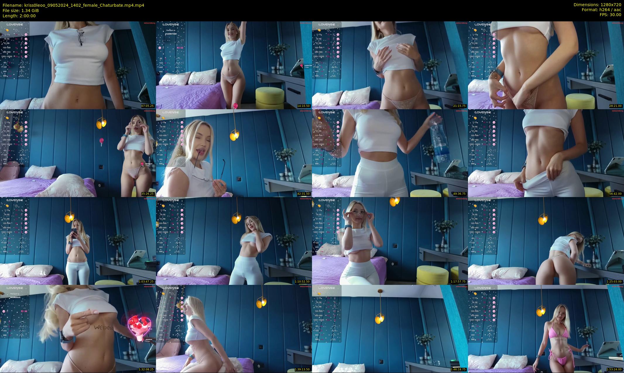 kriss0leoo — 120 minute Chaturbate couple cam show recording, 720p, May 9, 2024