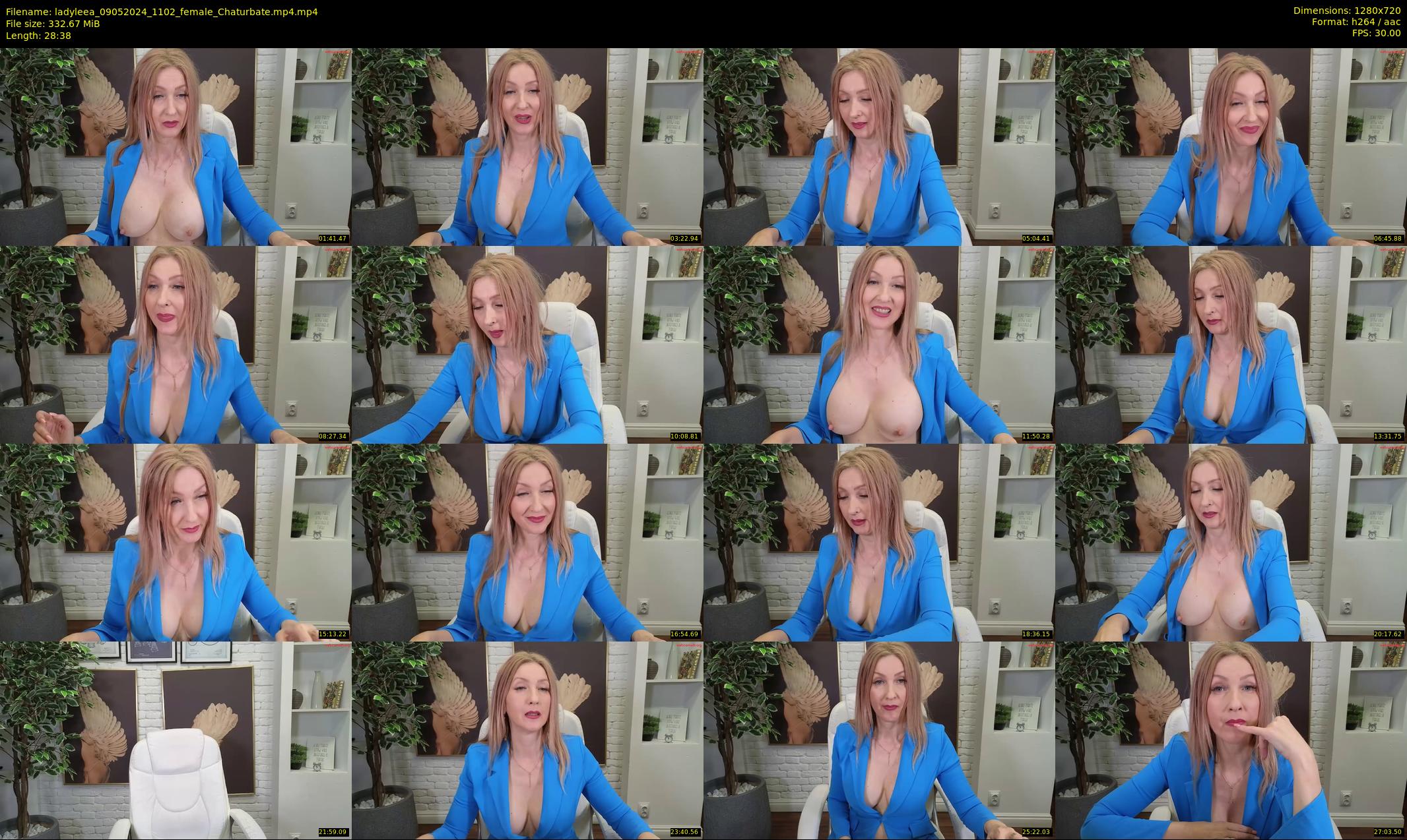 ladyleea — 29 minute Chaturbate female cam show recording, 720p, May 9, 2024