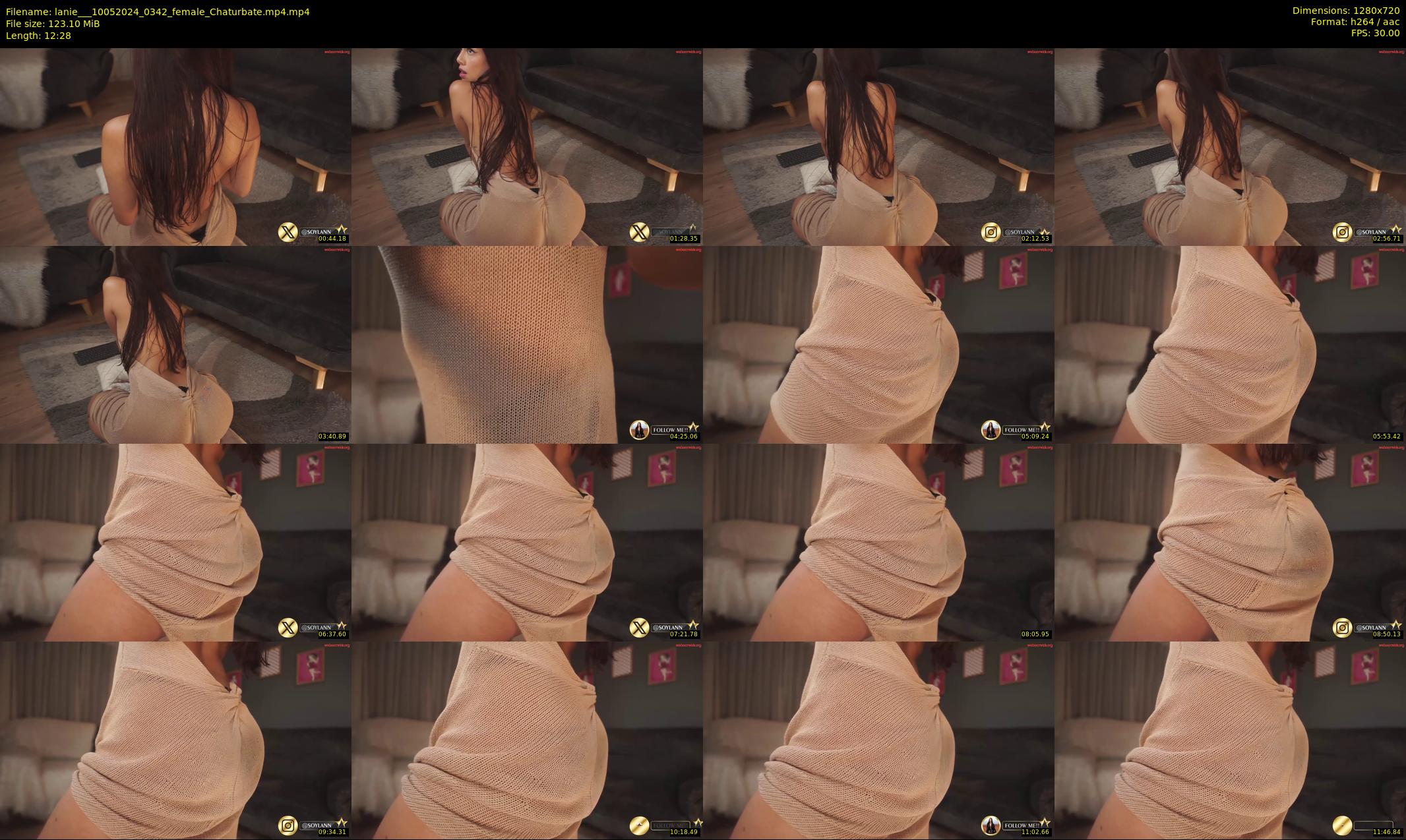 lanie__ — 13 minute Chaturbate female cam show recording, 720p, May 10, 2024