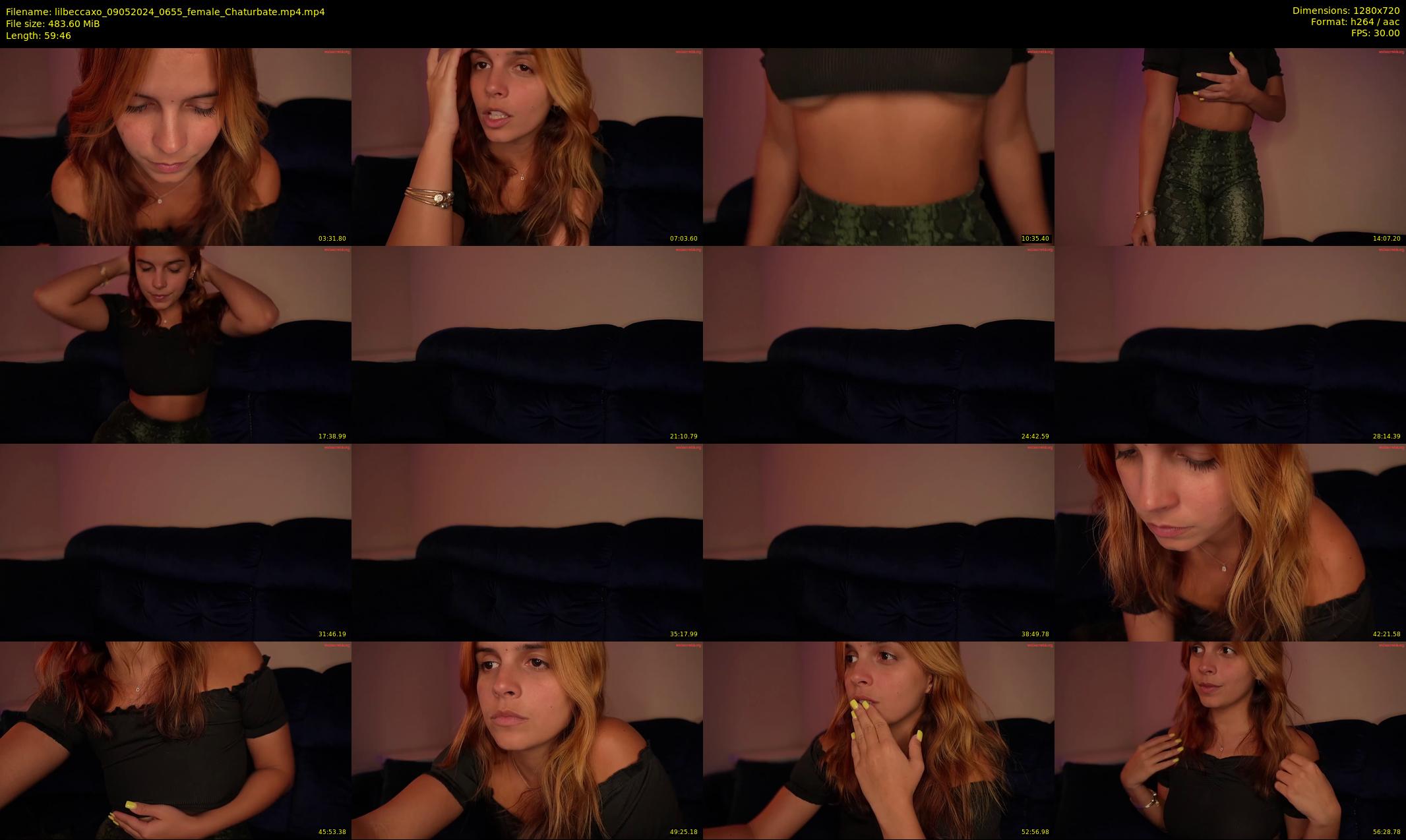 lilbeccaxo — 60 minute Chaturbate female cam show recording, 720p, May 9, 2024