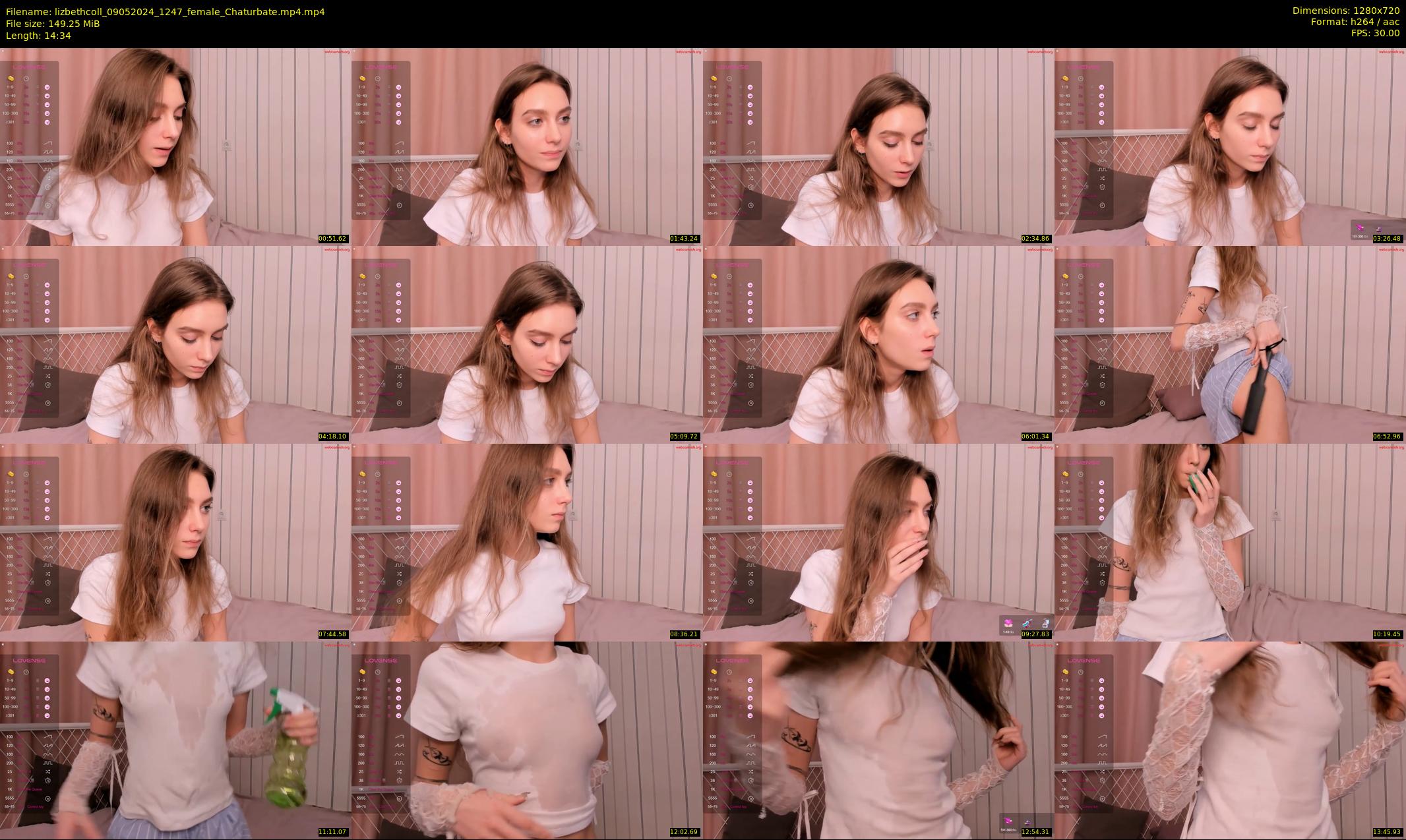lizbethcoll — 15 minute Chaturbate female cam show recording, 720p, May 9, 2024