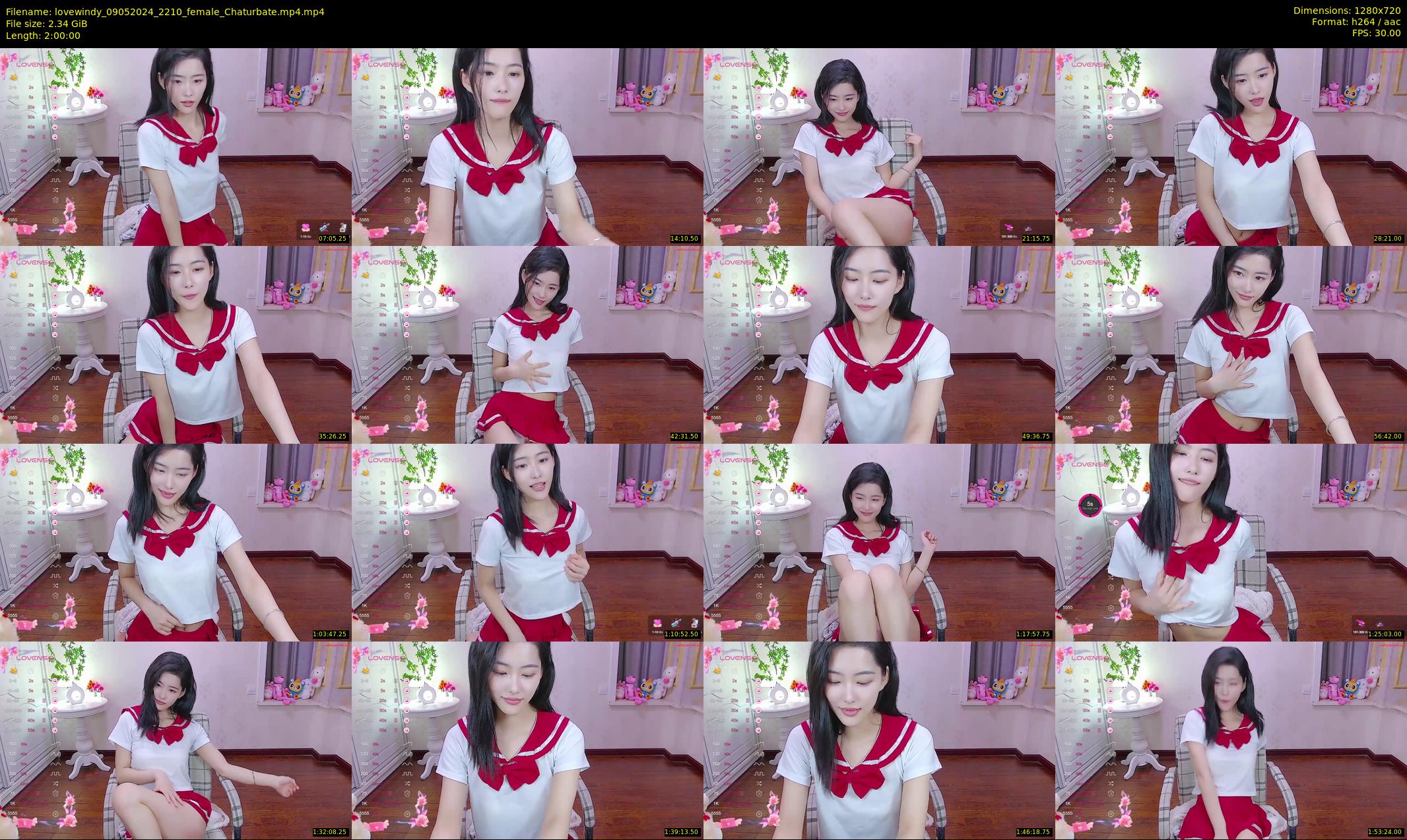 lovewindy — 120 minute Chaturbate female cam show recording, 720p, May 9, 2024