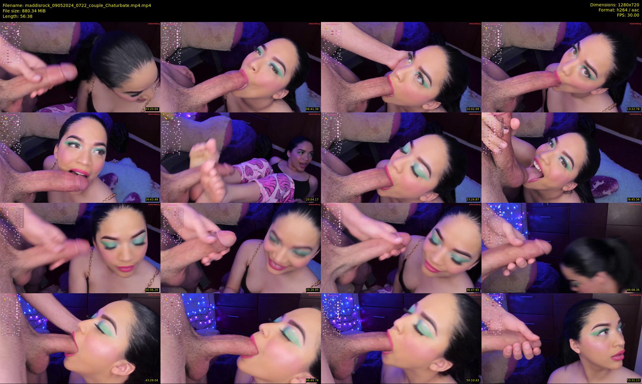 maddisrock — 57 minute Chaturbate couple cam show recording, 720p, May 9, 2024