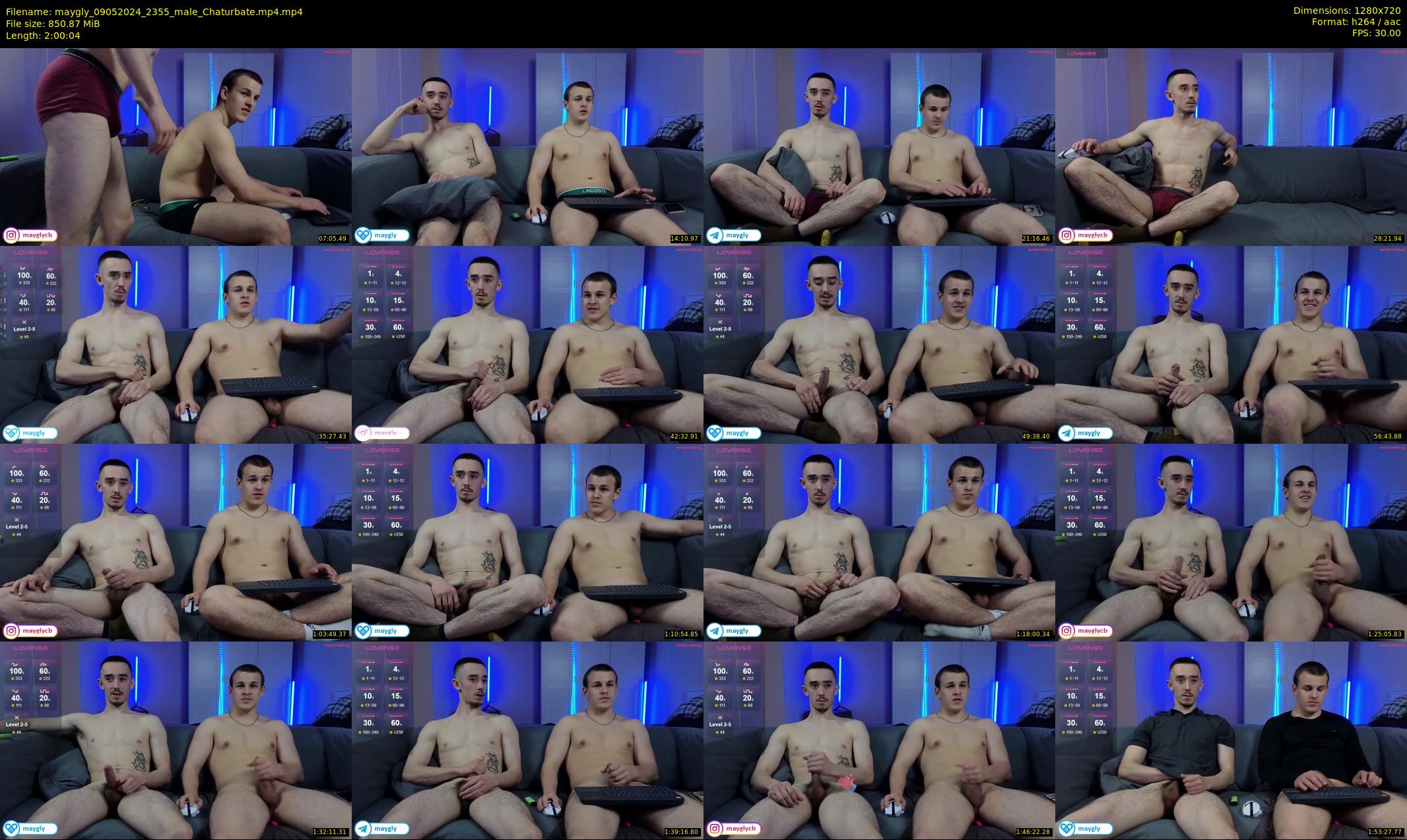 maygly — 121 minute Chaturbate male cam show recording, 720p, May 9, 2024
