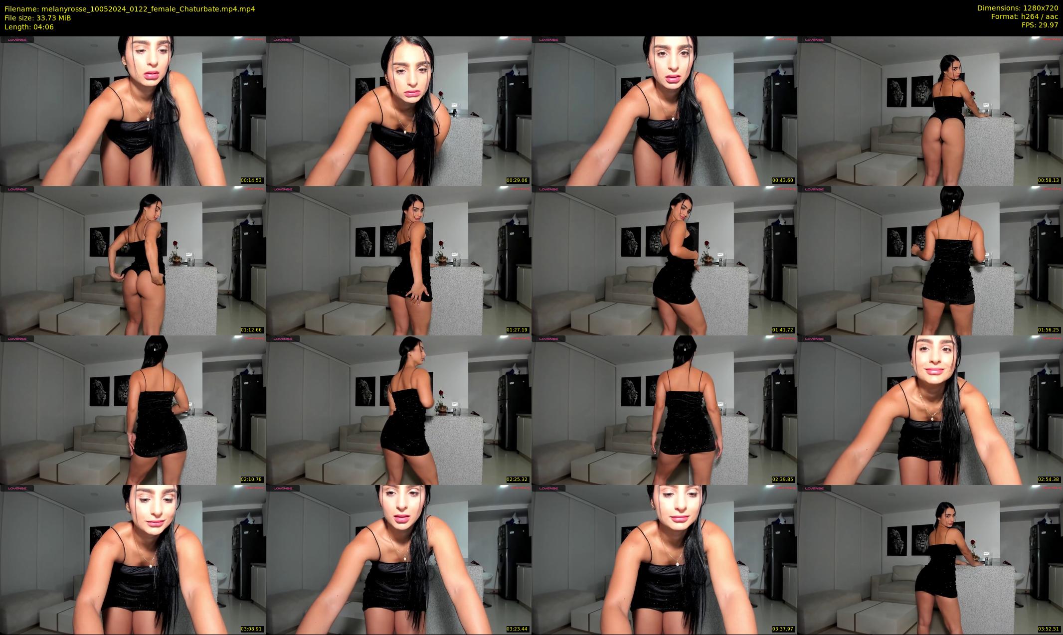 melanyrosse — 5 minute Chaturbate female cam show recording, 720p, May 10, 2024