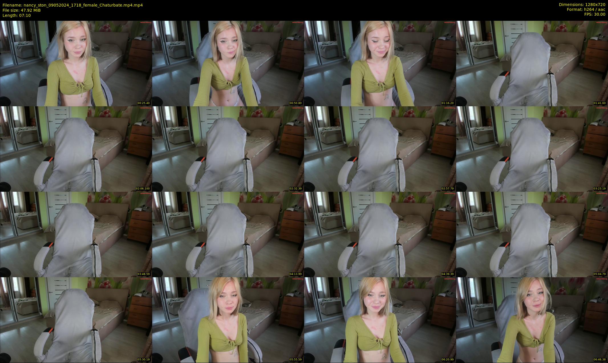 nancy_ston — 8 minute Chaturbate female cam show recording, 720p, May 9, 2024