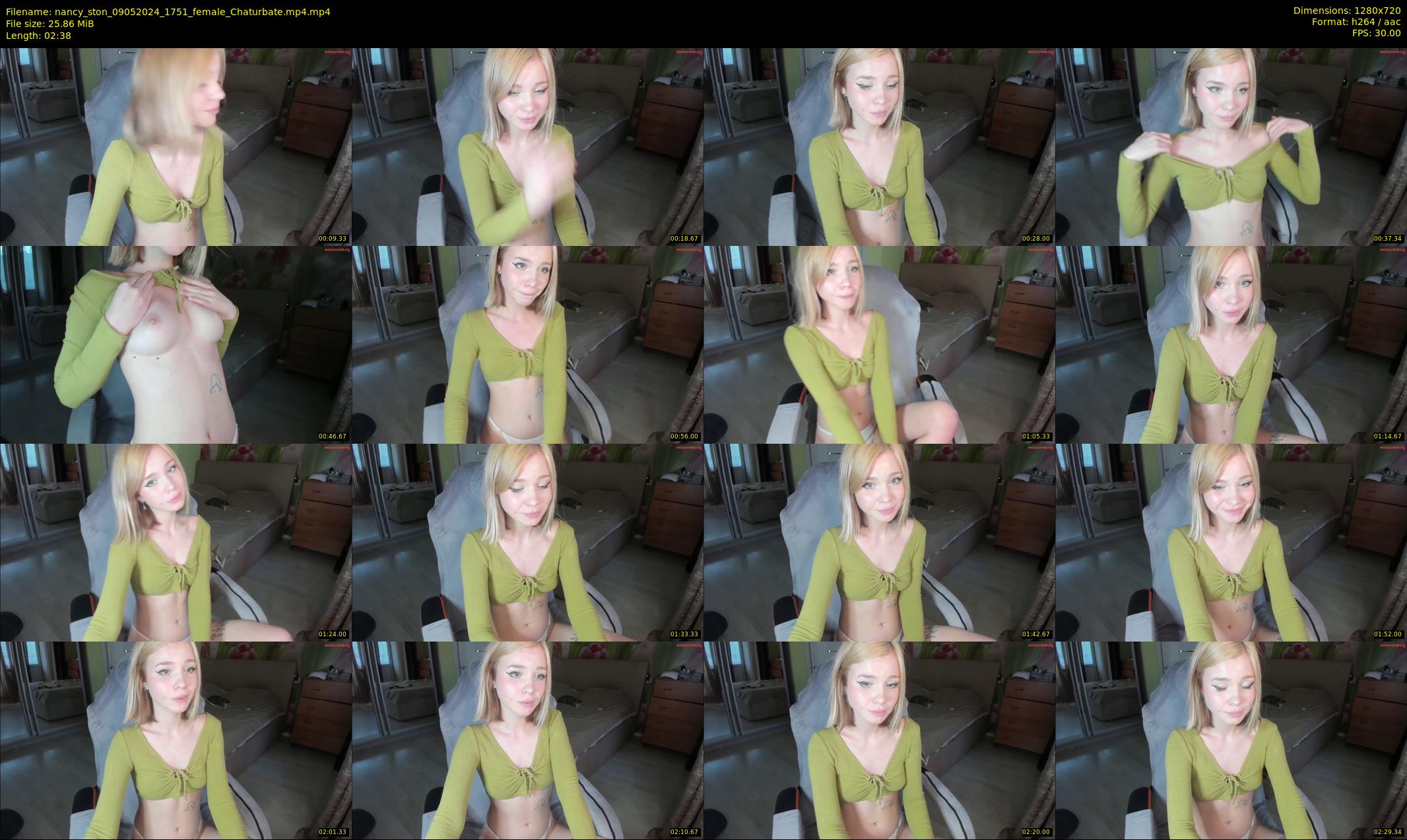 nancy_ston — 3 minute Chaturbate female cam show recording, 720p, May 9, 2024
