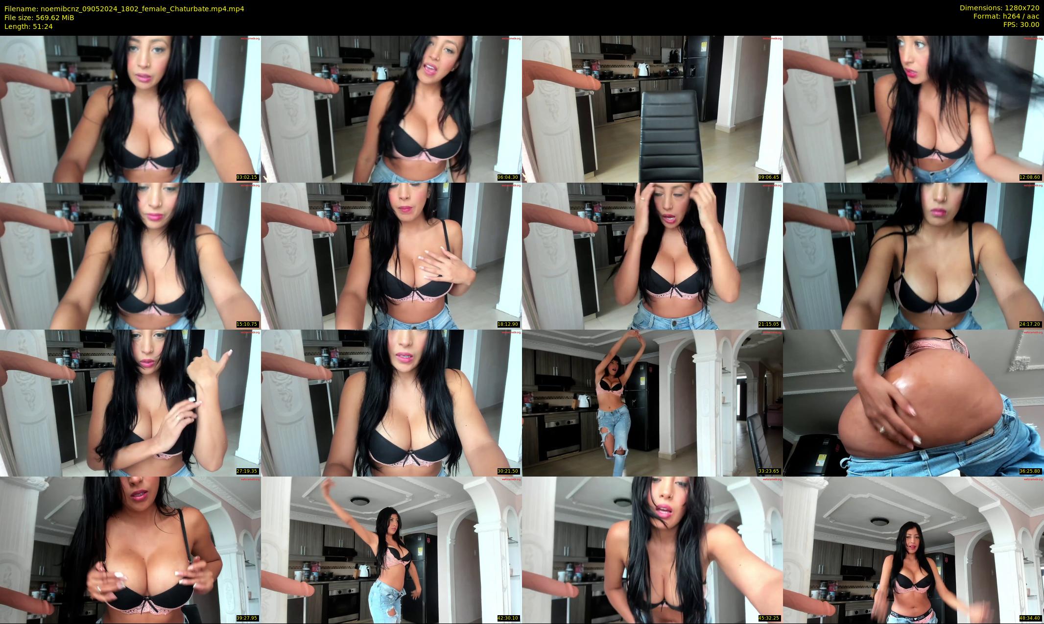 noemibcnz — 52 minute Chaturbate couple cam show recording, 720p, May 9, 2024