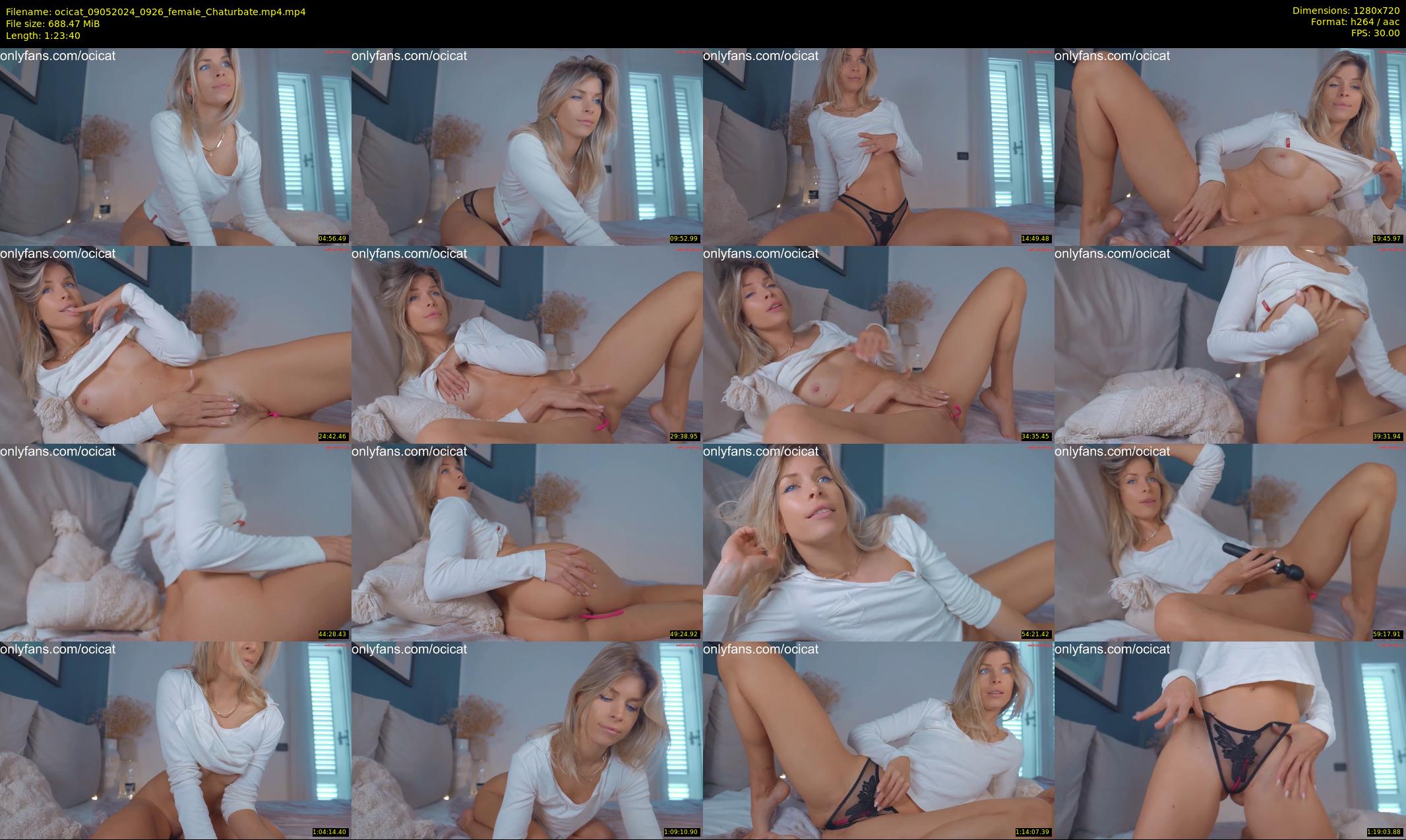 ocicat — 84 minute Chaturbate female cam show recording, 720p, May 9, 2024