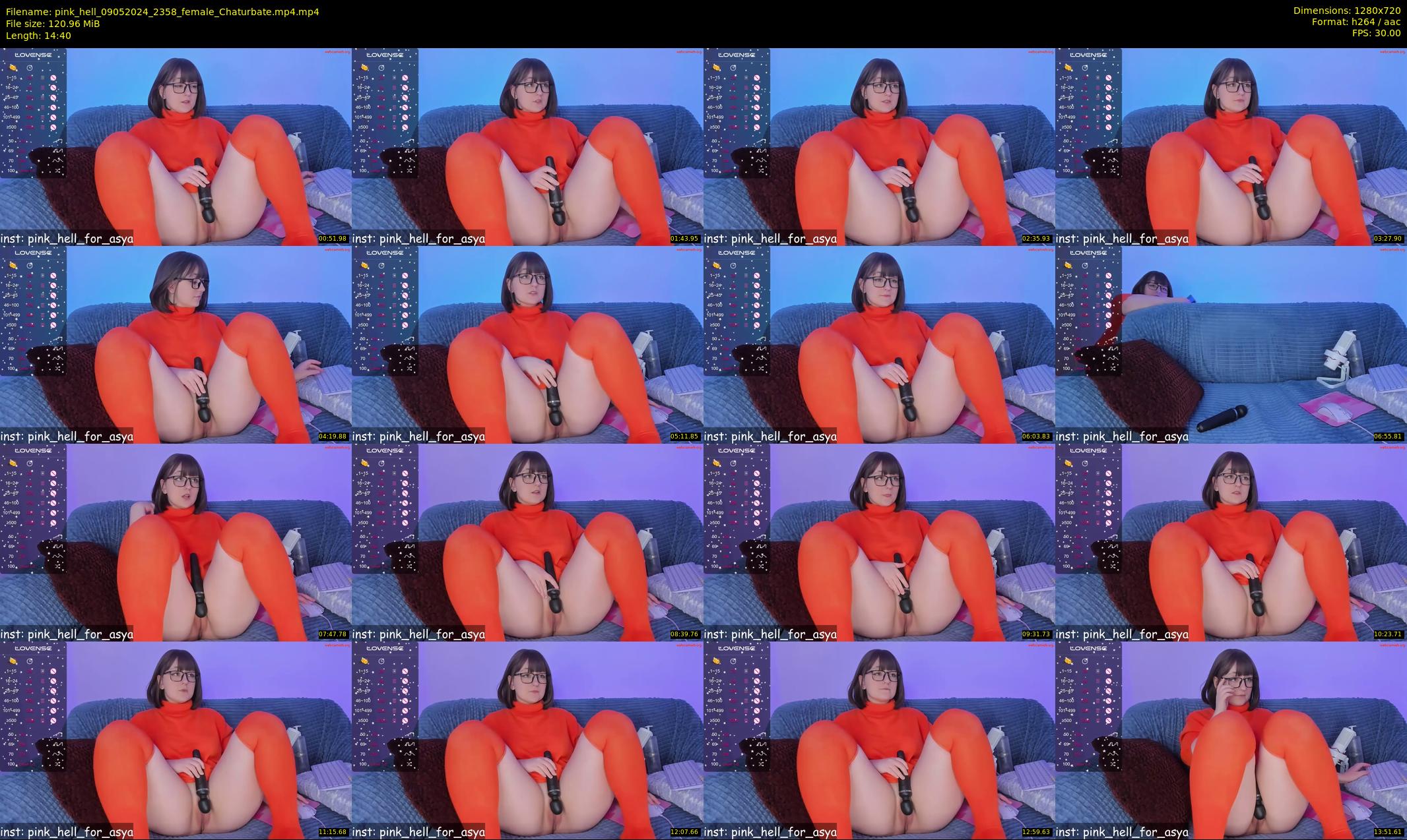 pink_hell — 15 minute Chaturbate female cam show recording, 720p, May 9, 2024